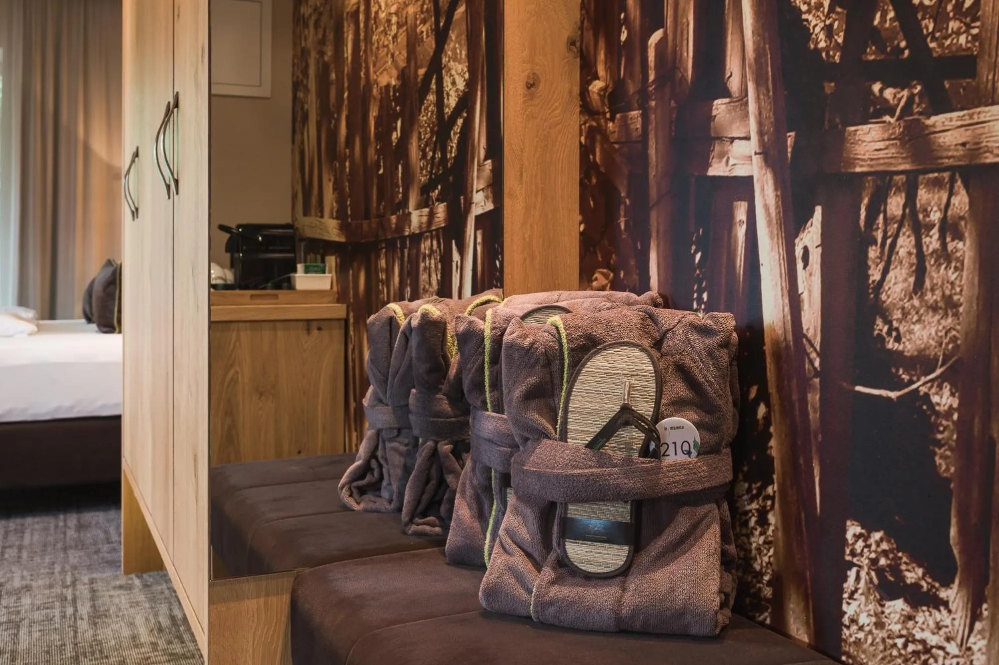 Bedroom, Bed in La Maiena Meran Resort