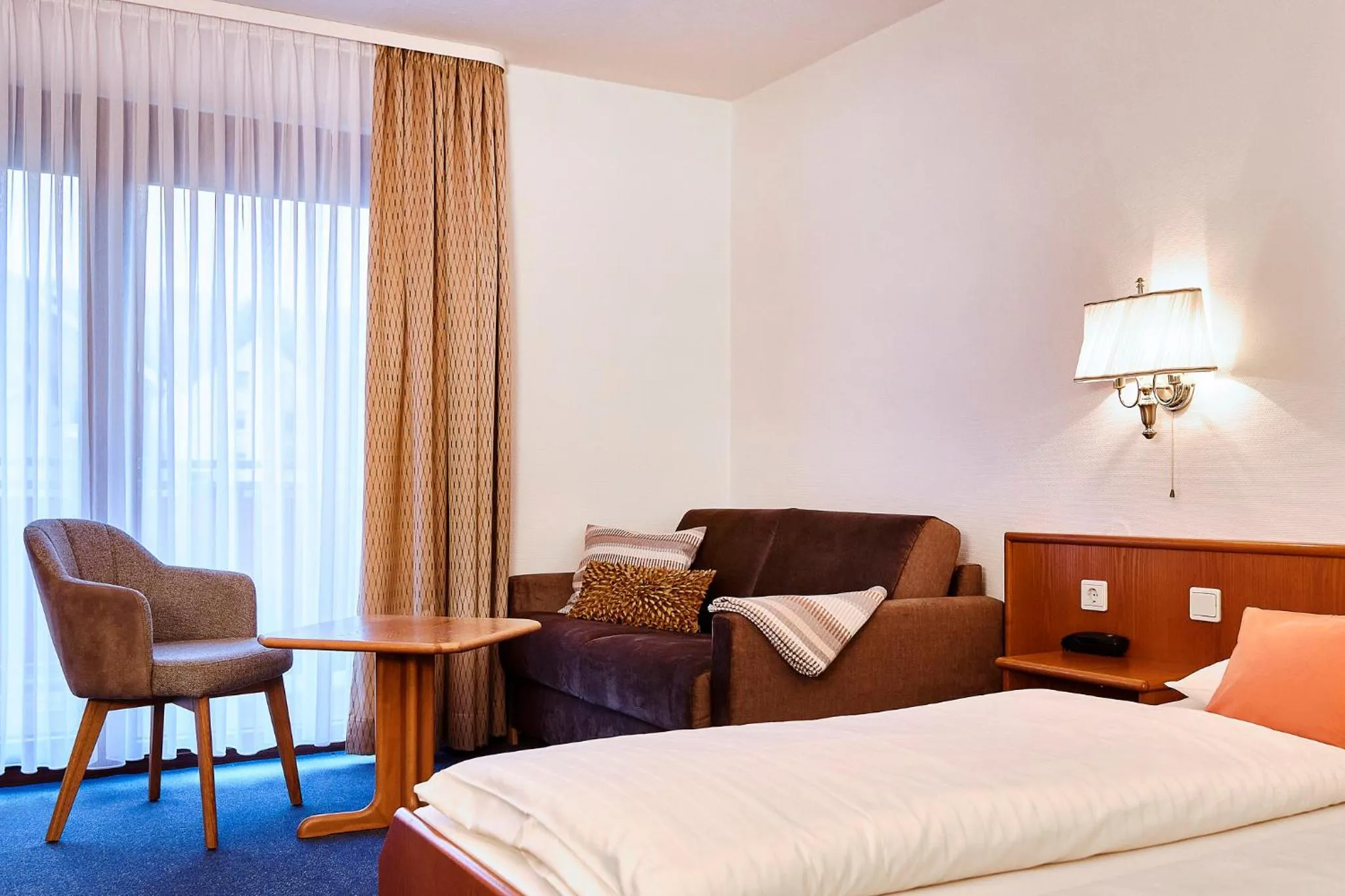 Photo of the whole room, Bed in Hotel Am Steinberg