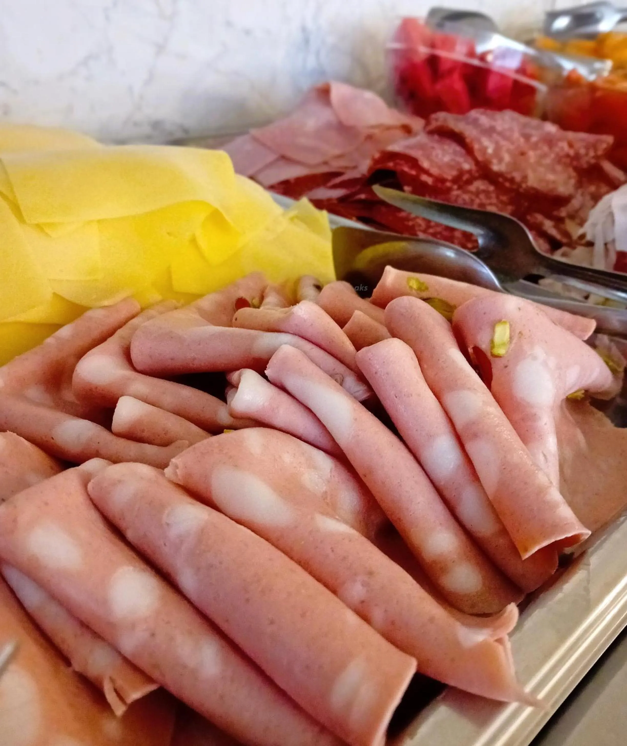 Food and drinks in Hotel Galles