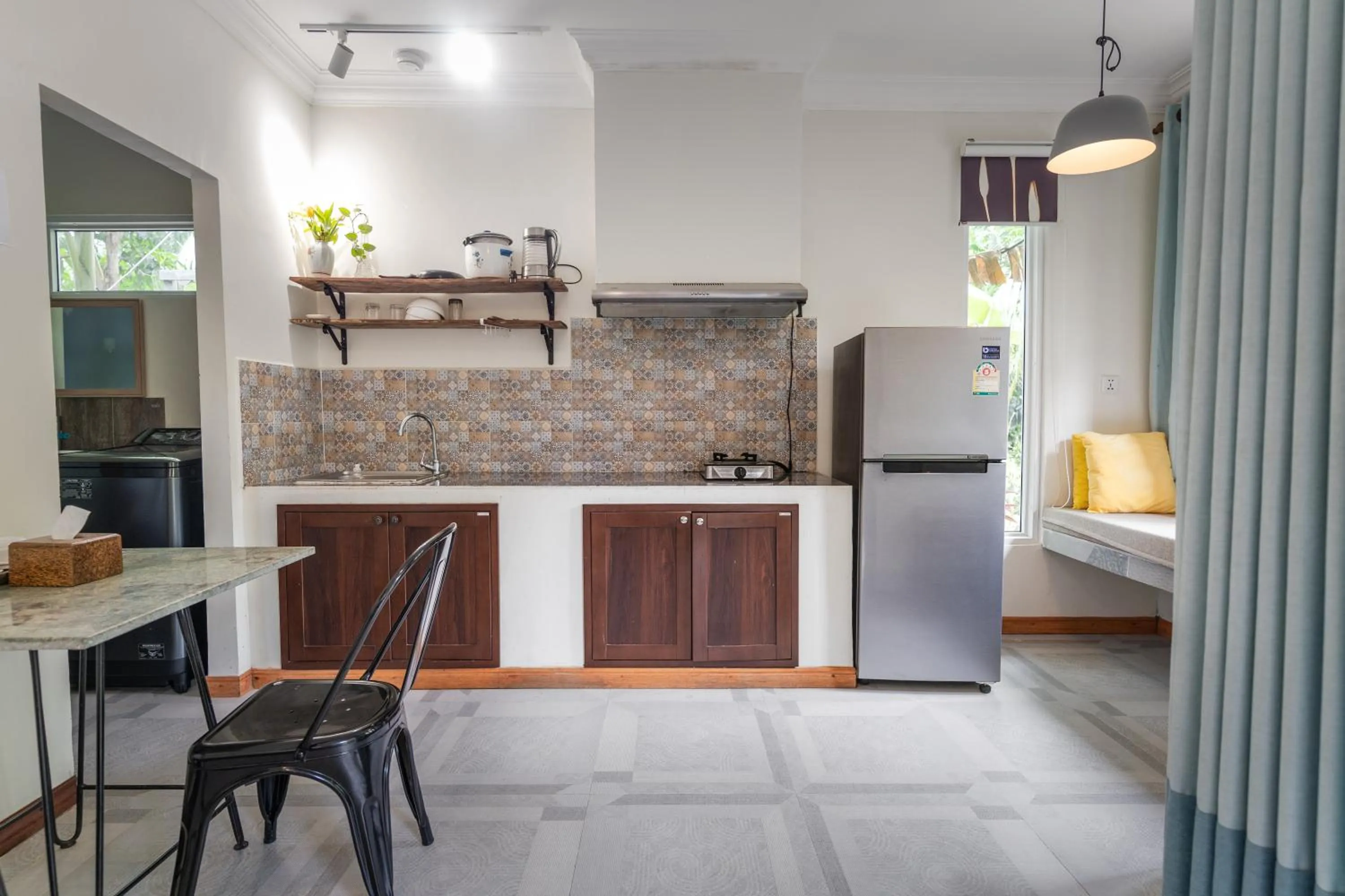 Kitchen or kitchenette in Sanssouci Kep