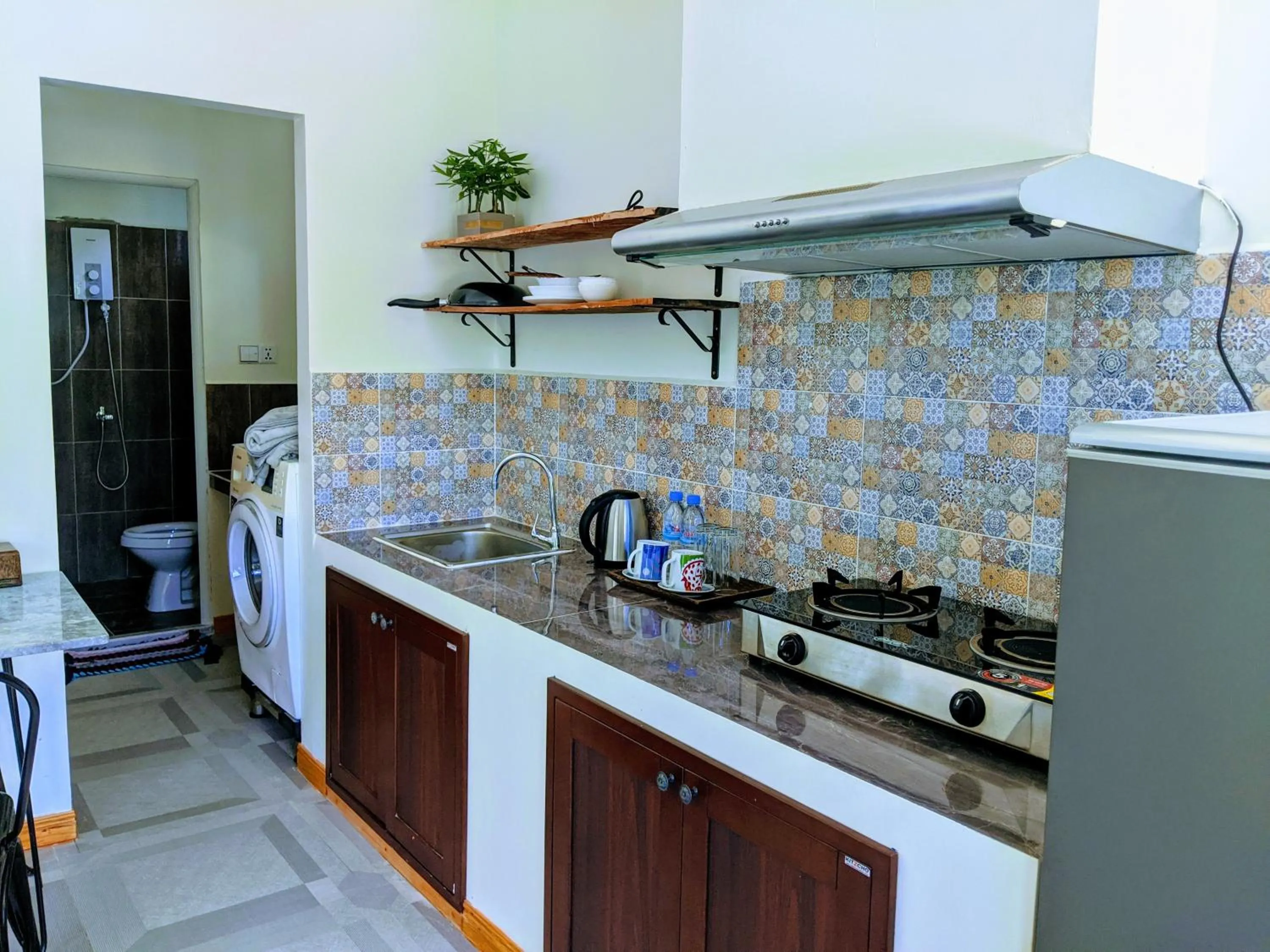 Kitchen or kitchenette in Sanssouci Kep