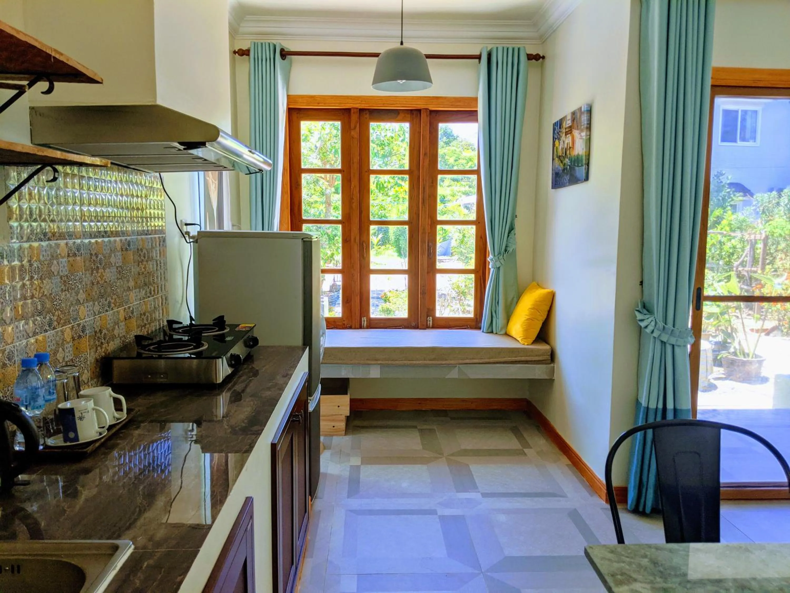 Kitchen or kitchenette in Sanssouci Kep