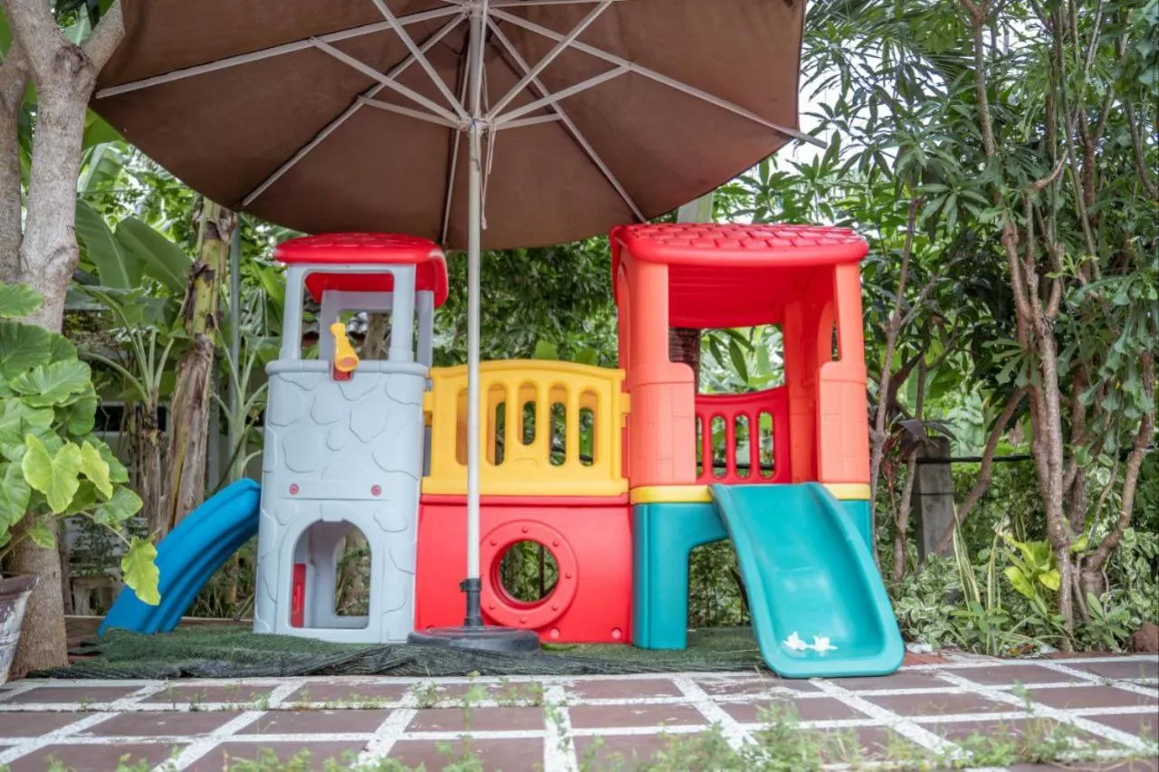 Children play ground in Sanssouci Kep