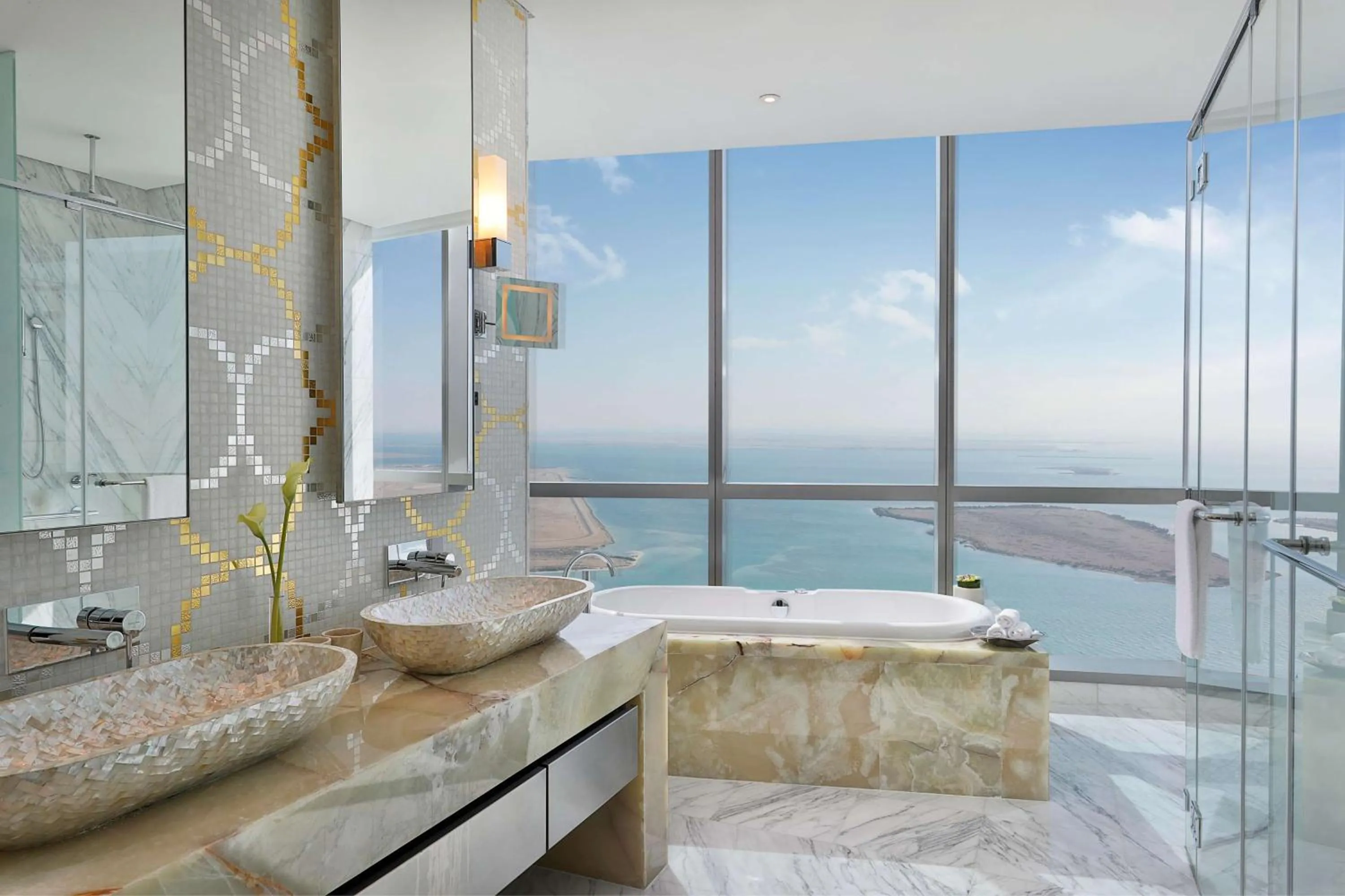 Bathroom in Conrad Abu Dhabi Etihad Towers