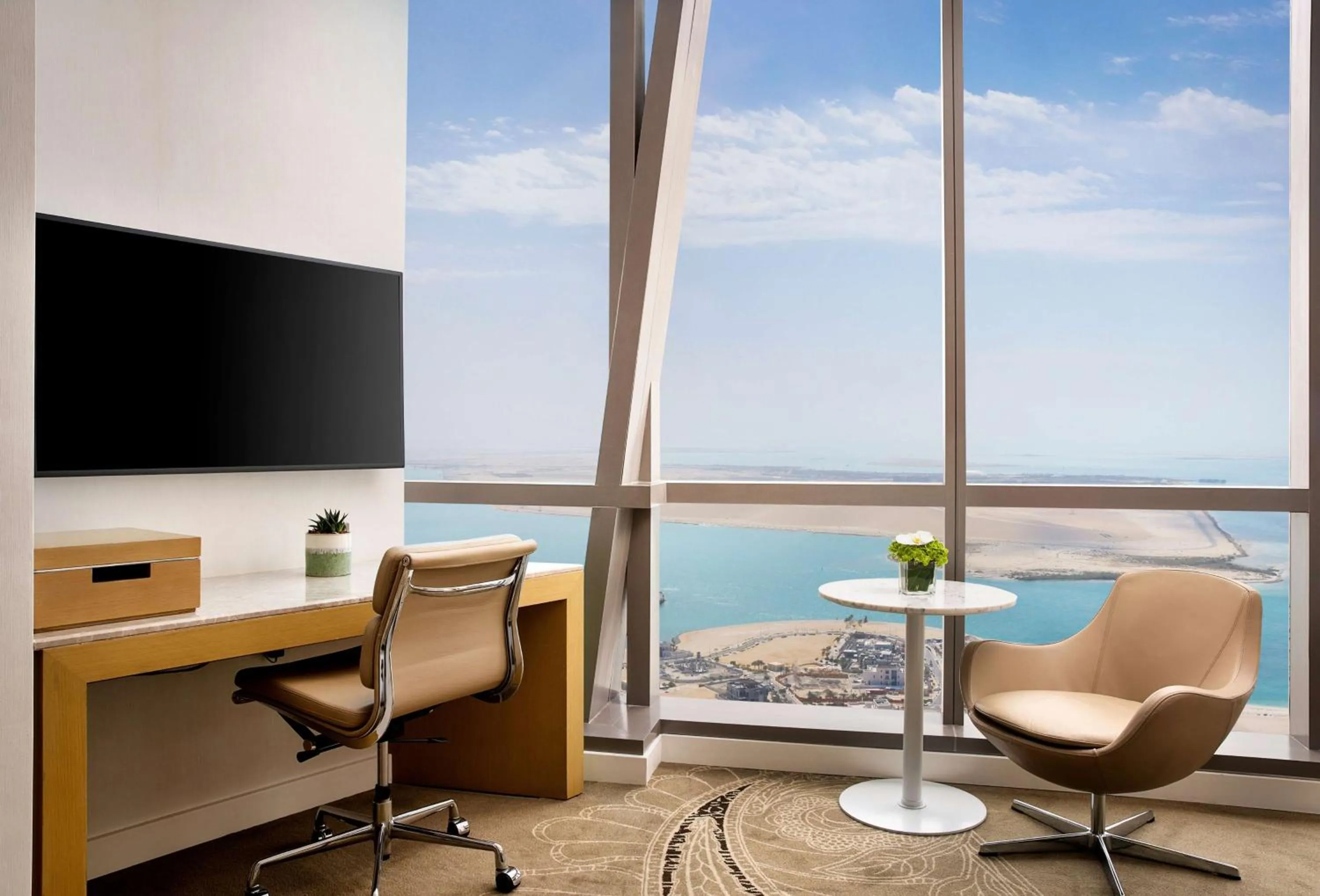 Living room in Conrad Abu Dhabi Etihad Towers