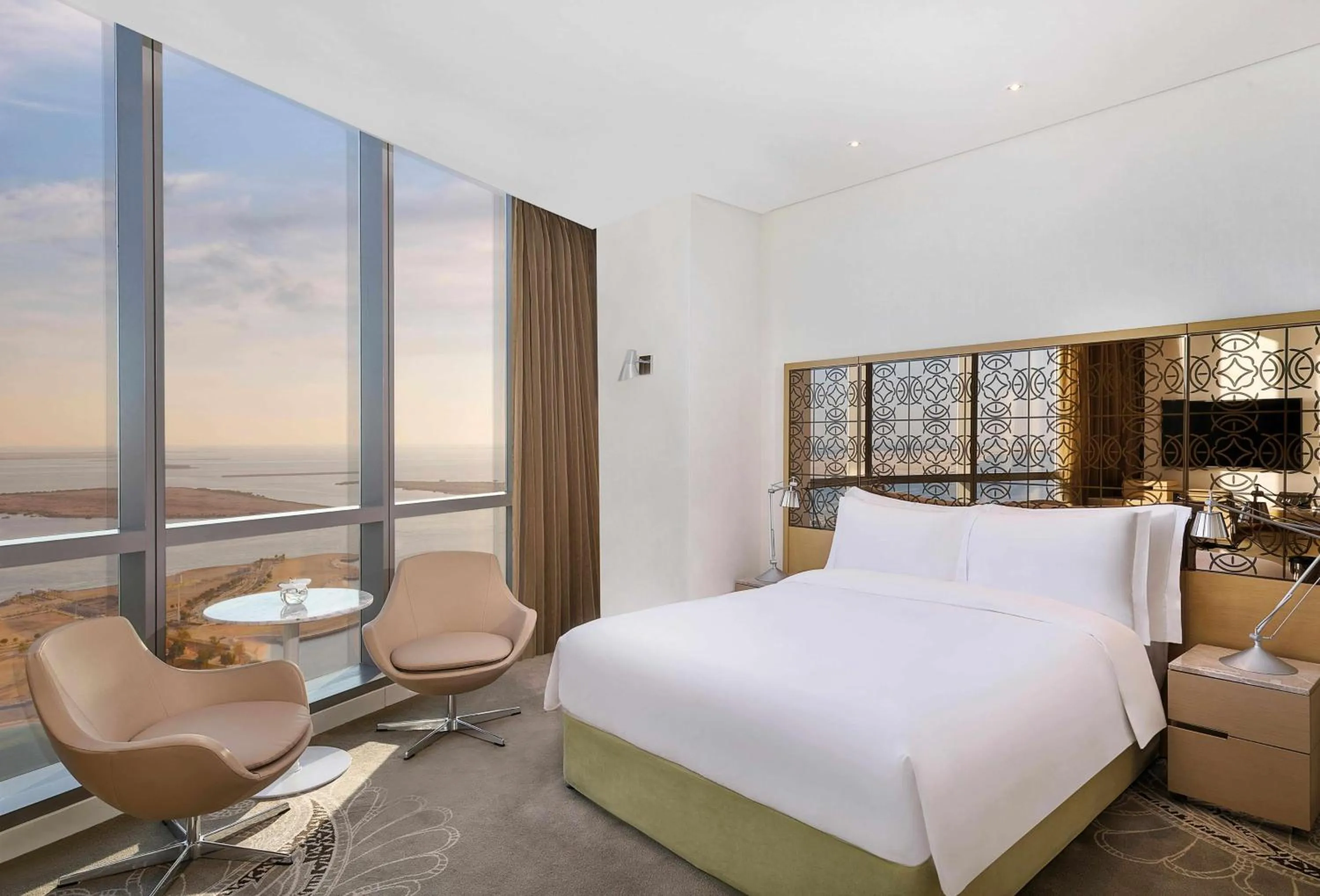 Bed in Conrad Abu Dhabi Etihad Towers