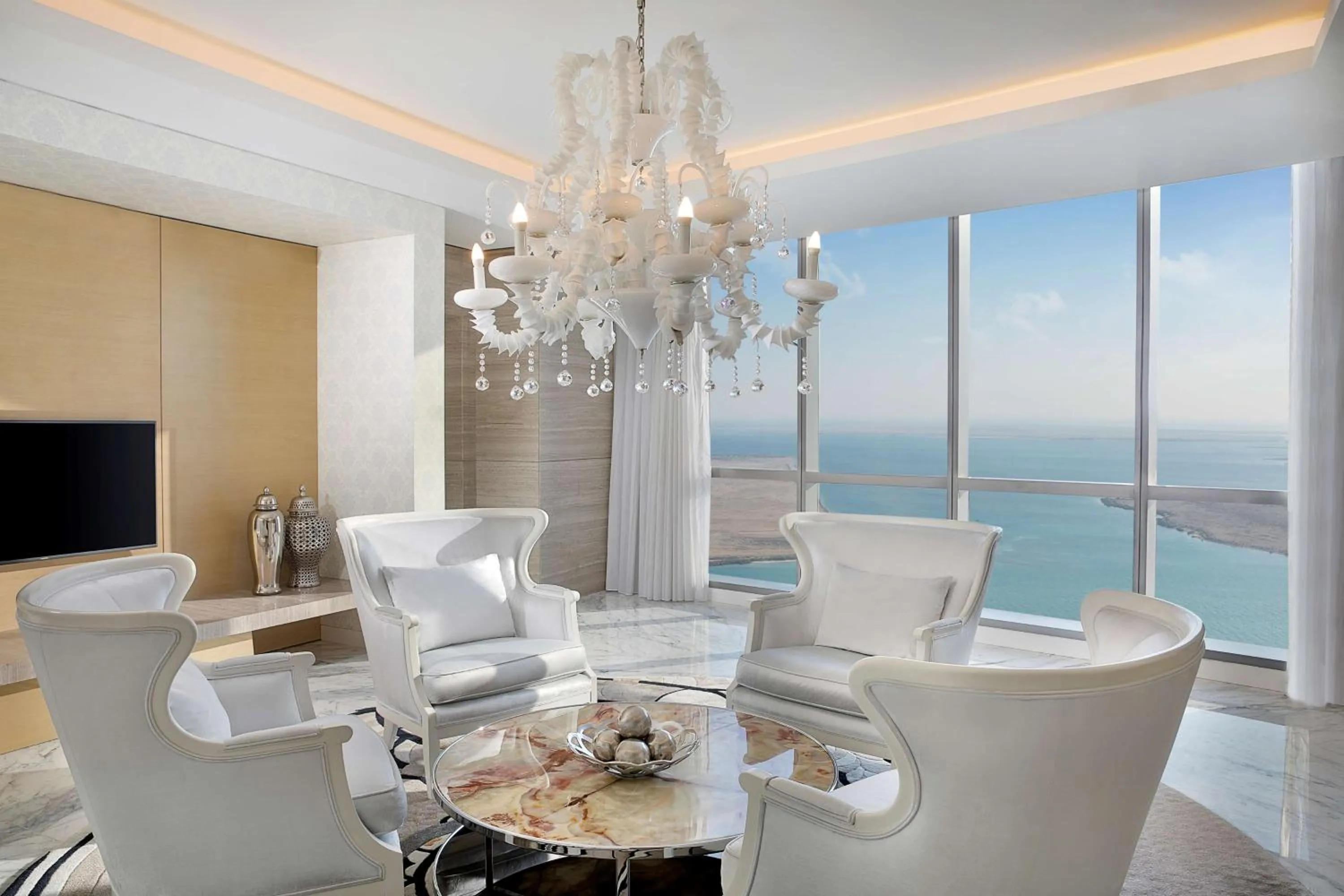 Living room in Conrad Abu Dhabi Etihad Towers