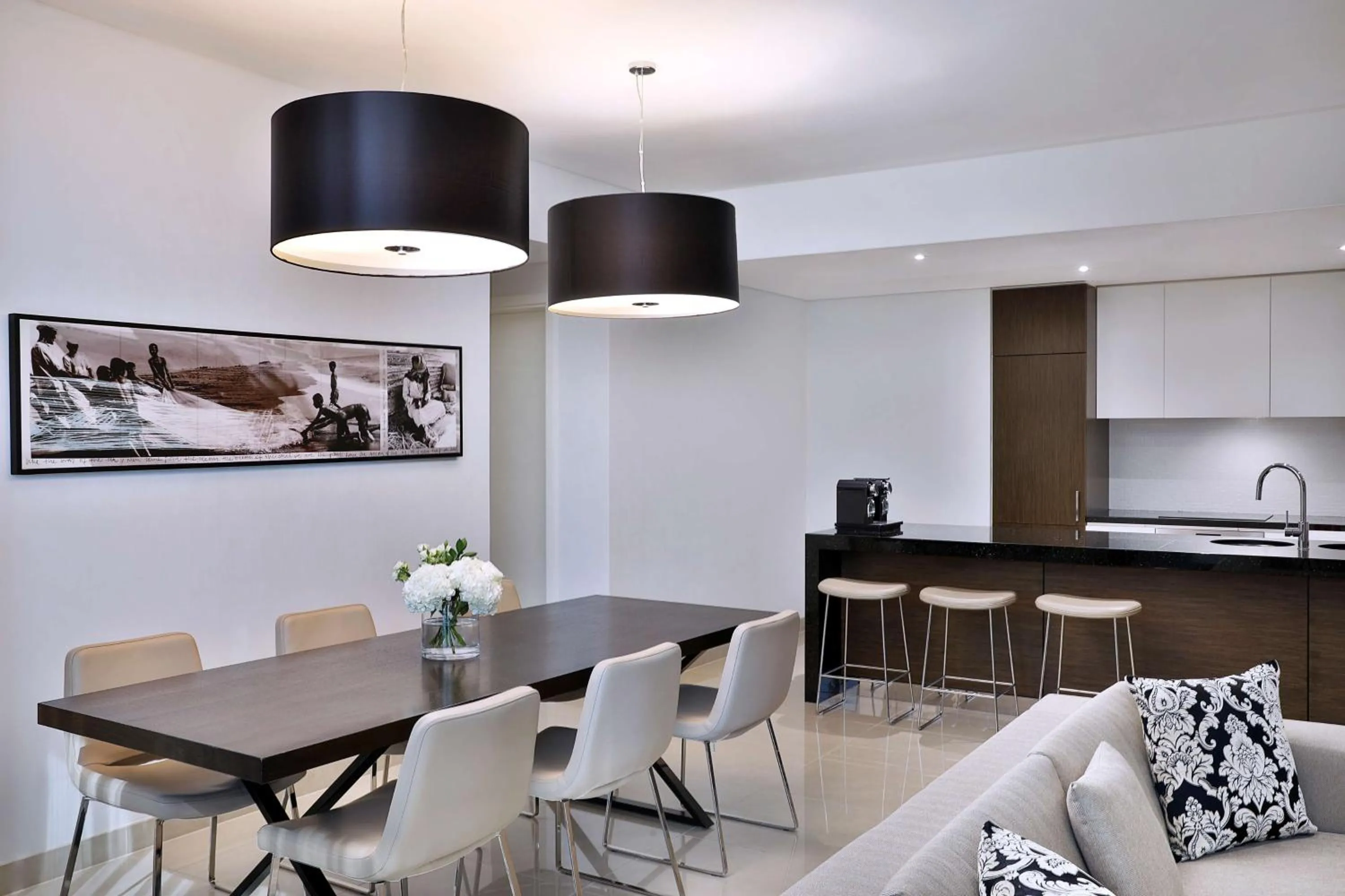 Living room in Conrad Abu Dhabi Etihad Towers