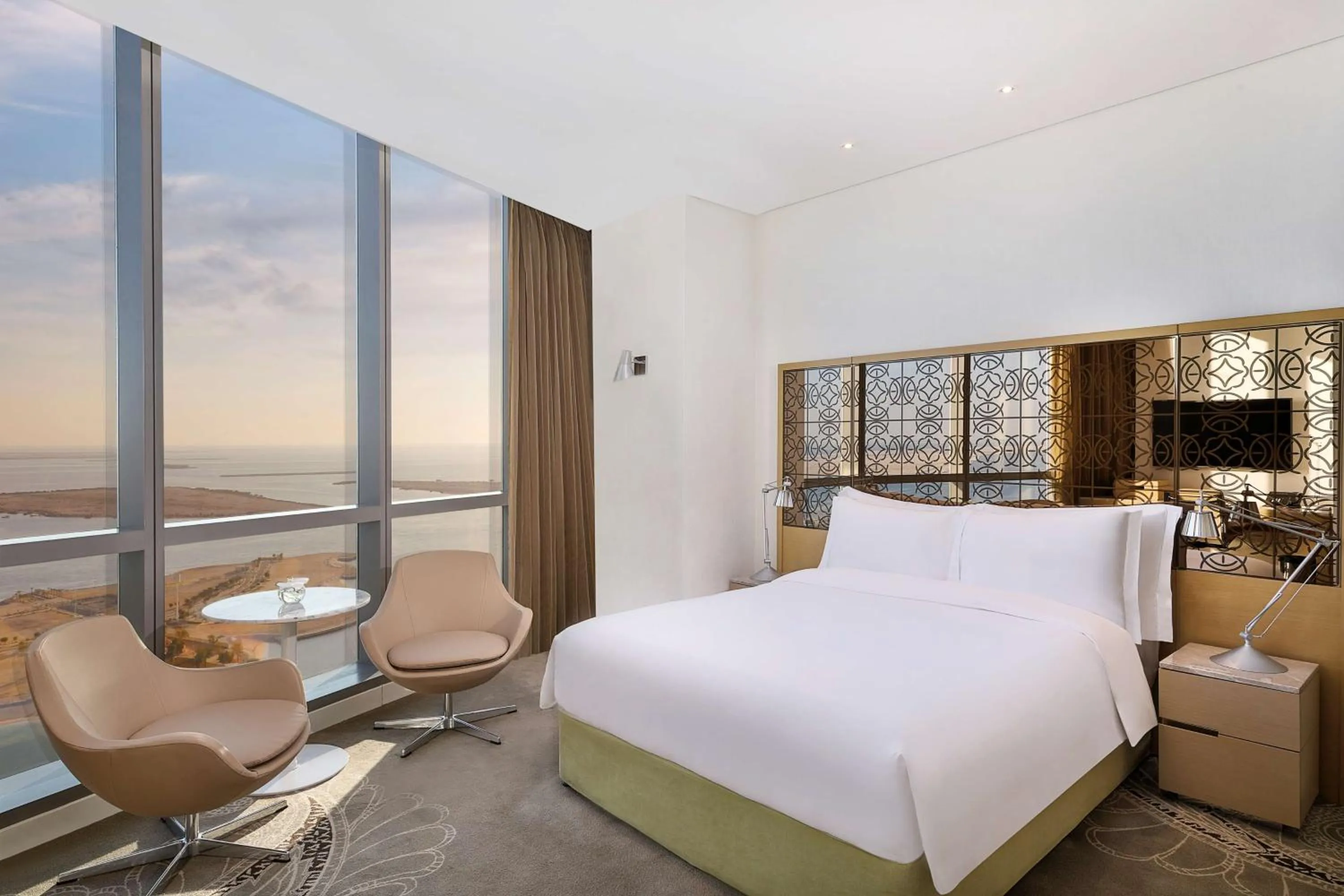 Bed in Conrad Abu Dhabi Etihad Towers