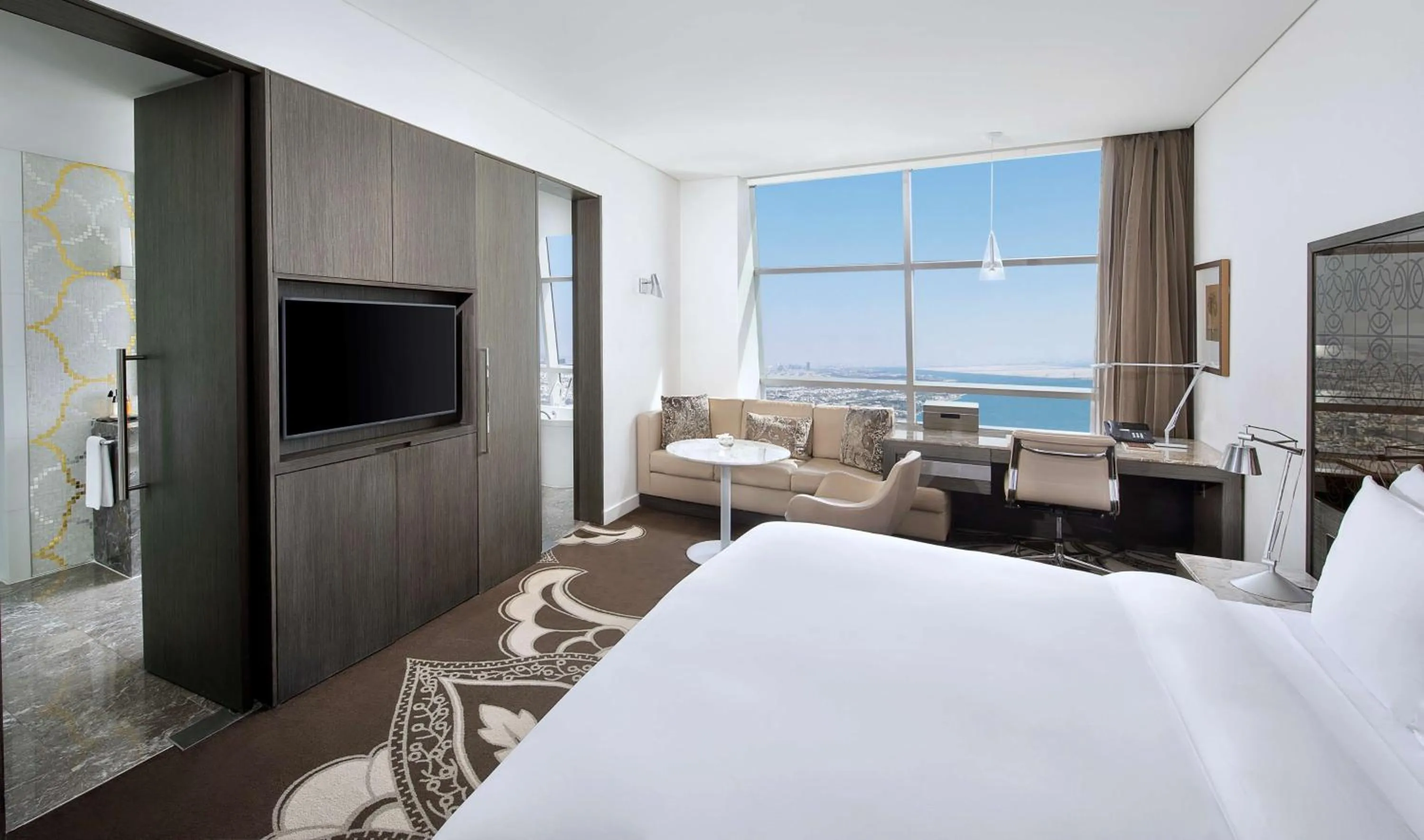 Bedroom, Bed in Conrad Abu Dhabi Etihad Towers