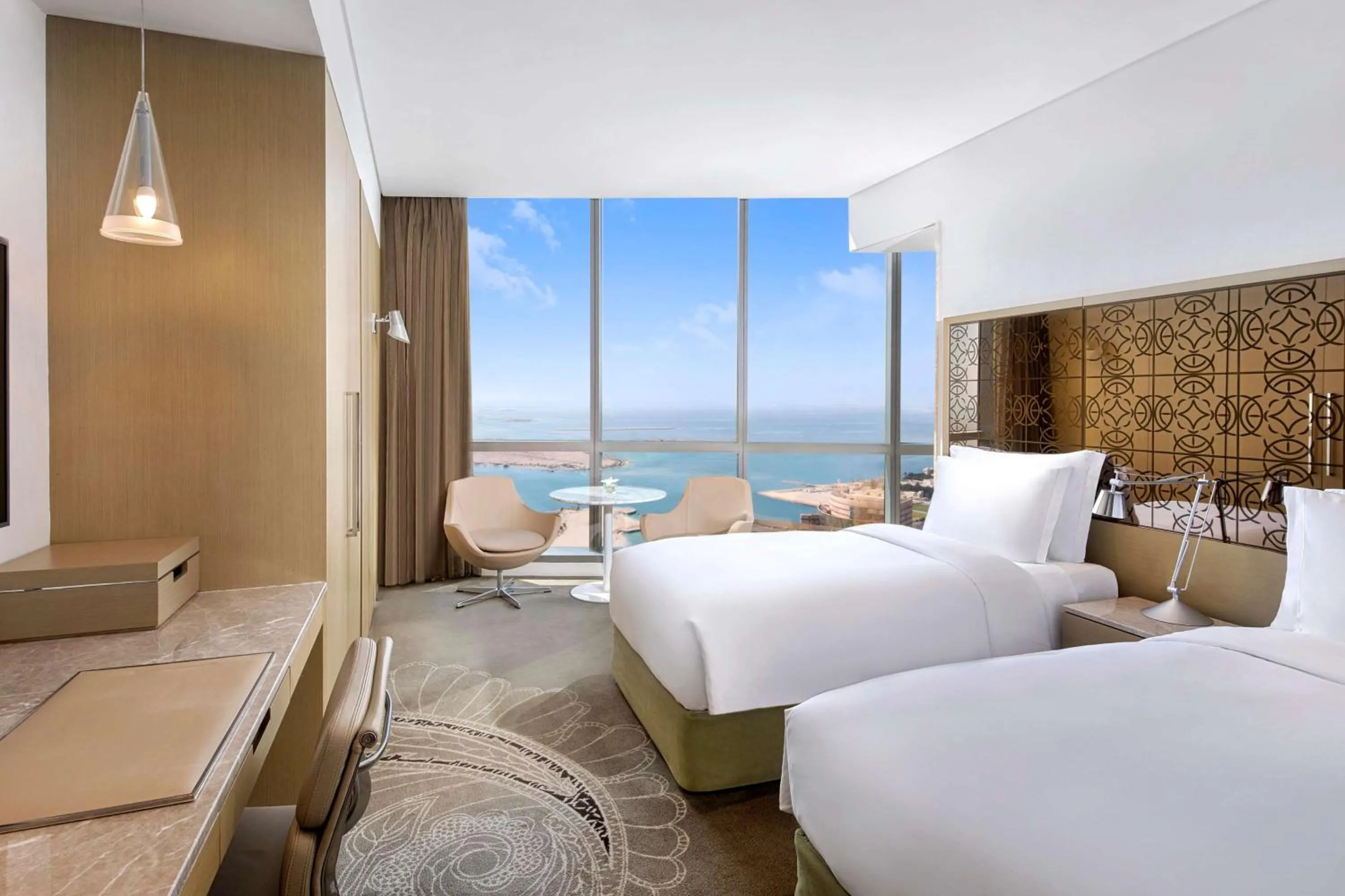 Bed in Conrad Abu Dhabi Etihad Towers