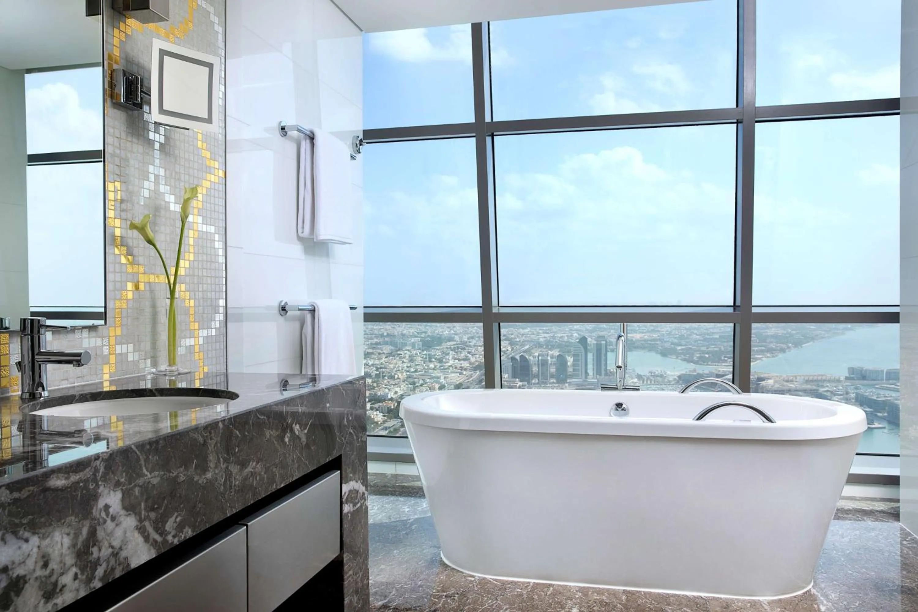 Bathroom in Conrad Abu Dhabi Etihad Towers