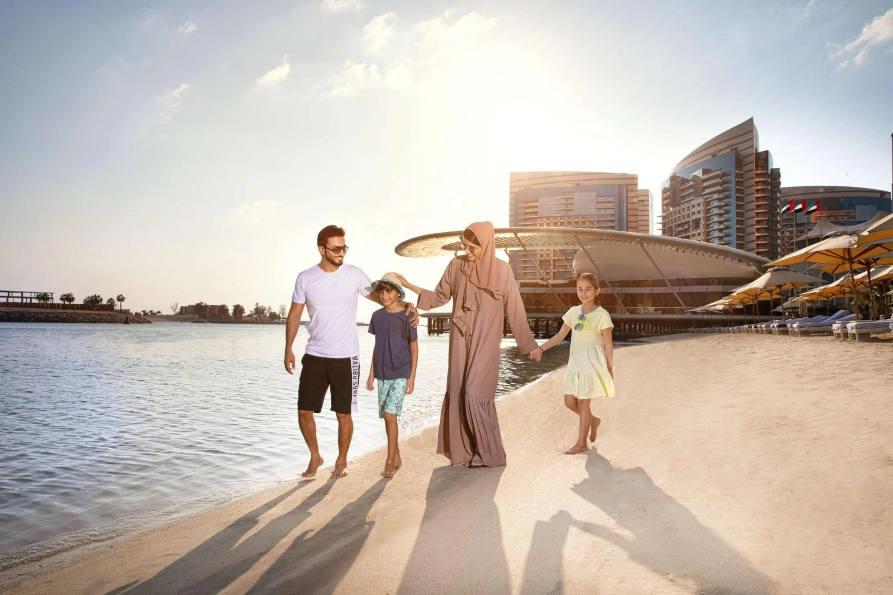 Beach in Conrad Abu Dhabi Etihad Towers