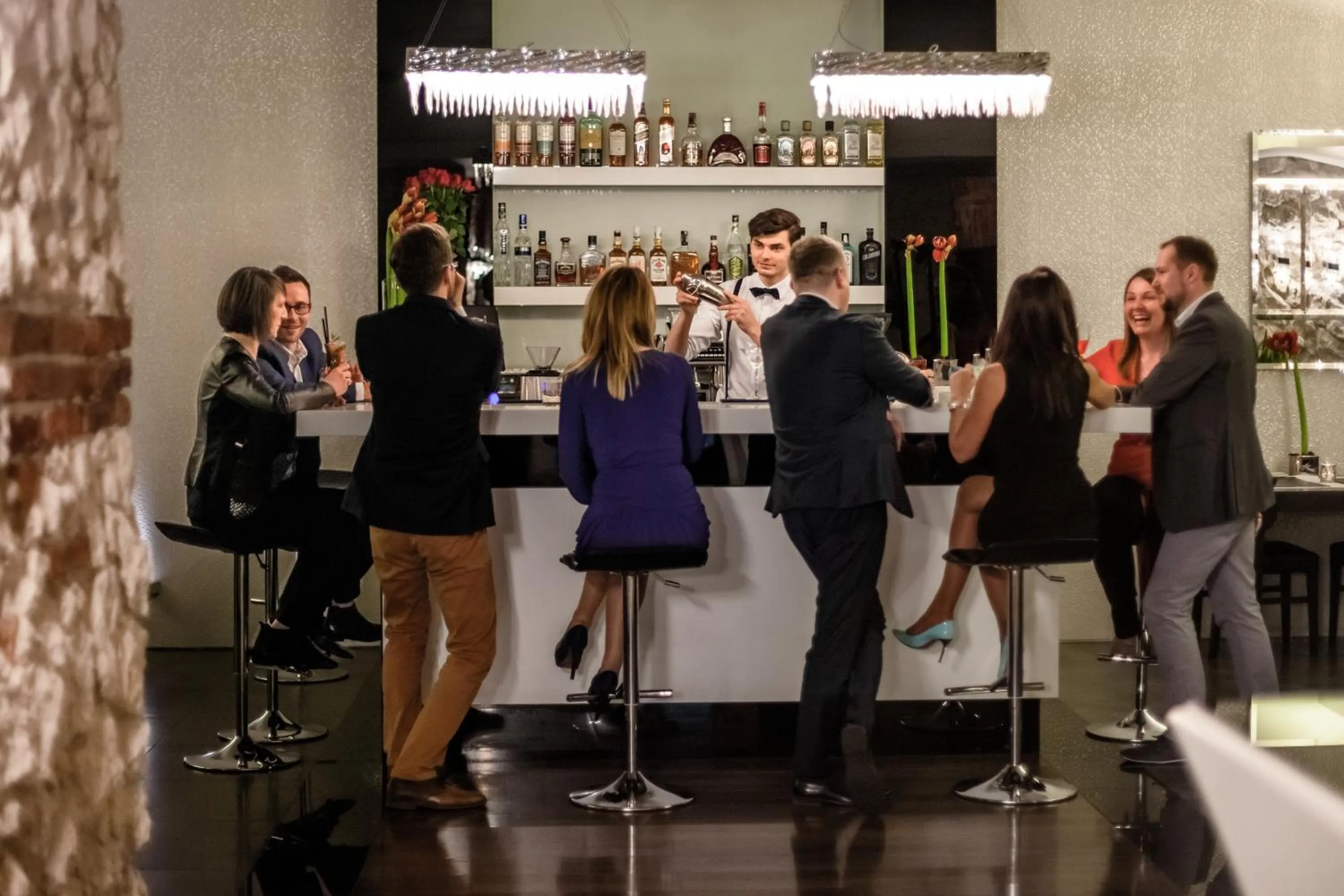 Lounge or bar in Queen Boutique Hotel