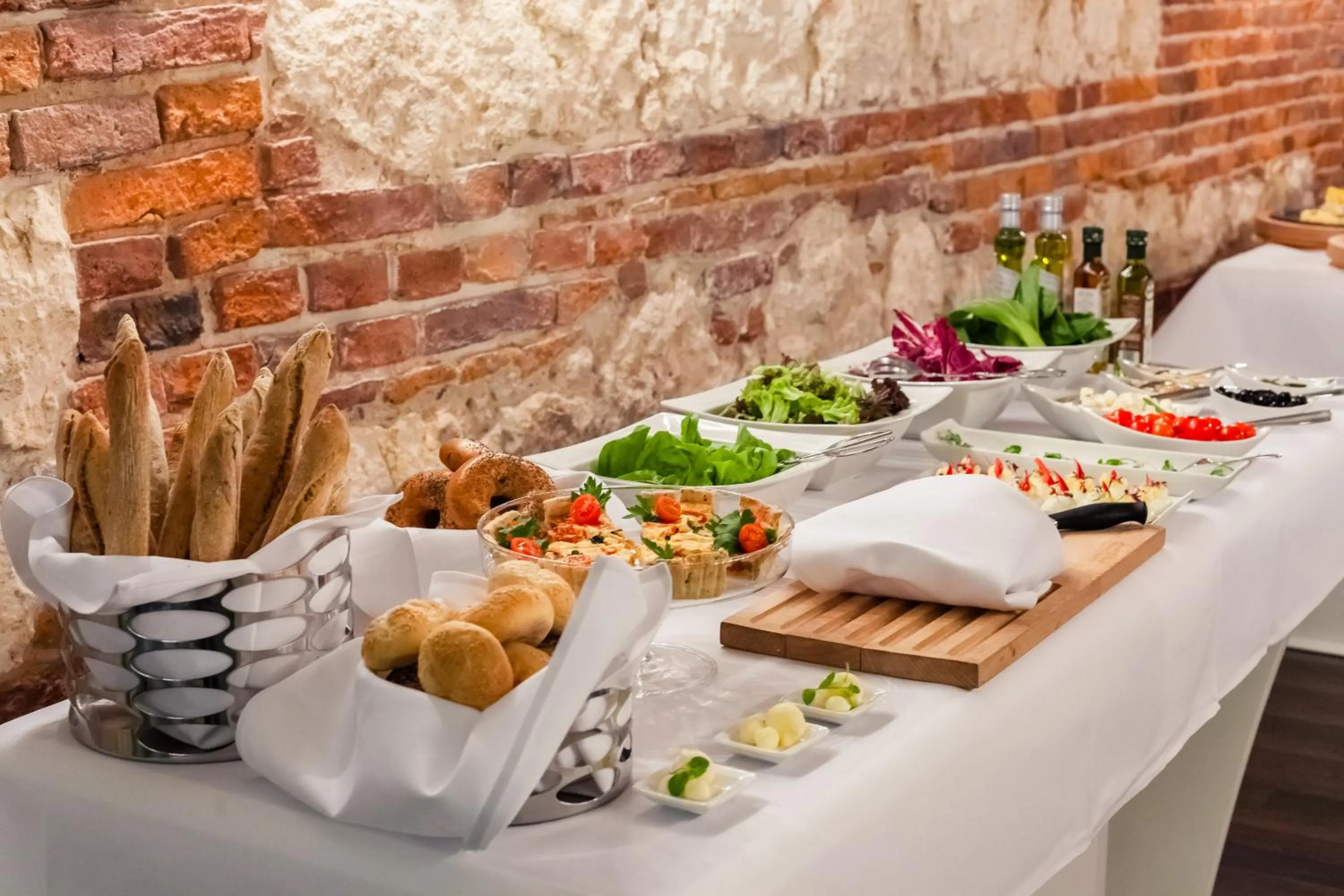 Buffet breakfast in Queen Boutique Hotel