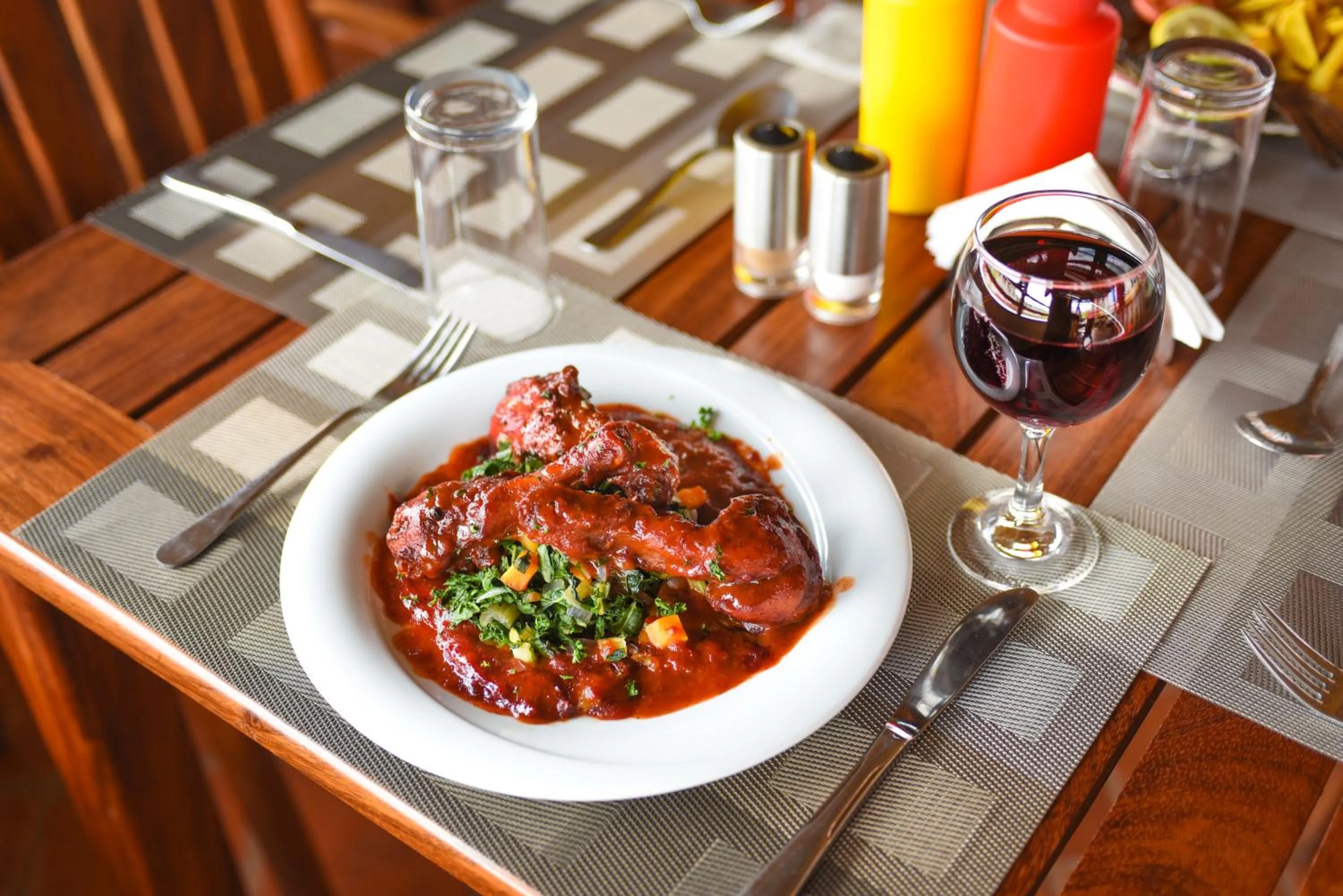 Meals in Nyumbani Hotel