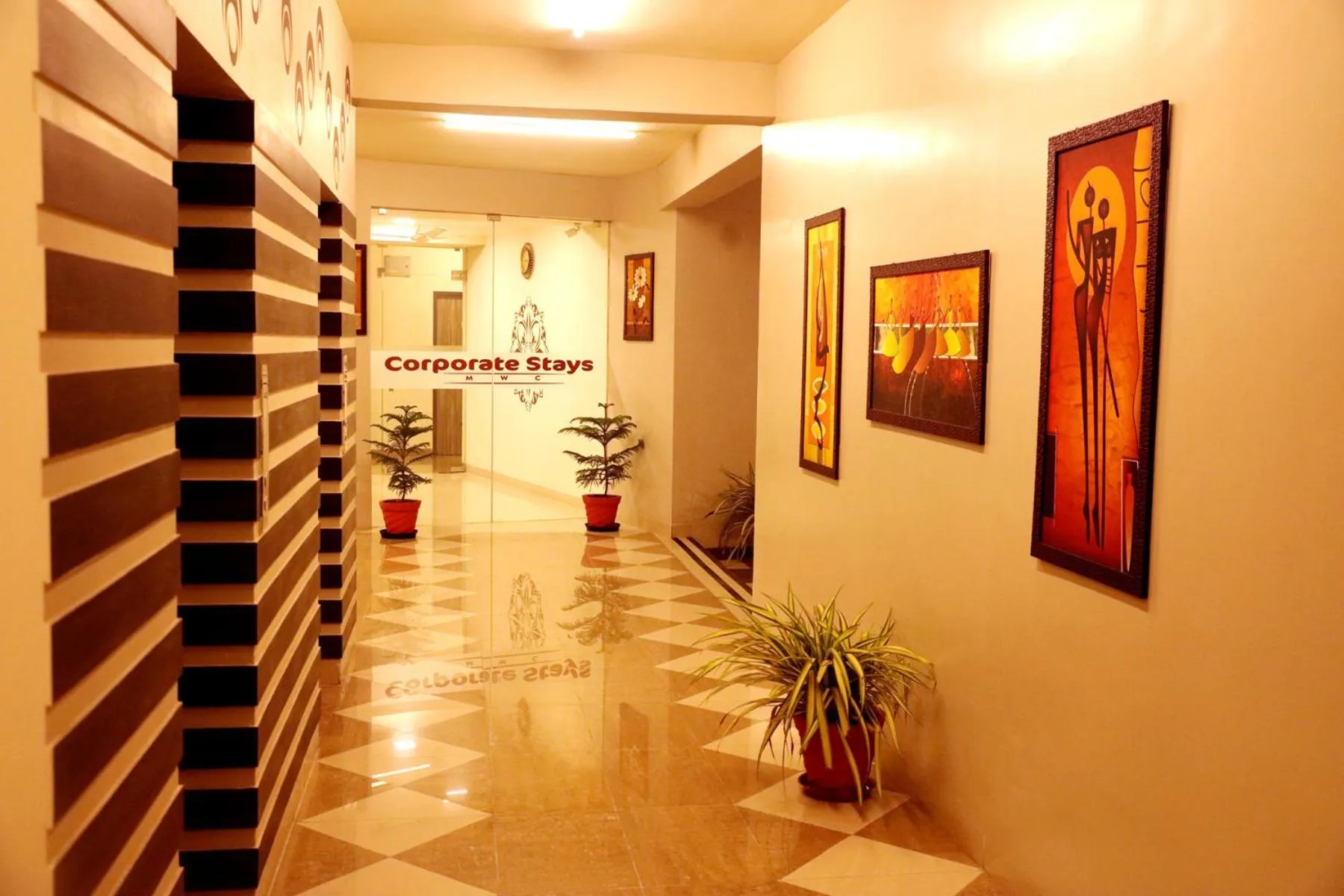 Lobby or reception in Downtown Business Hotel