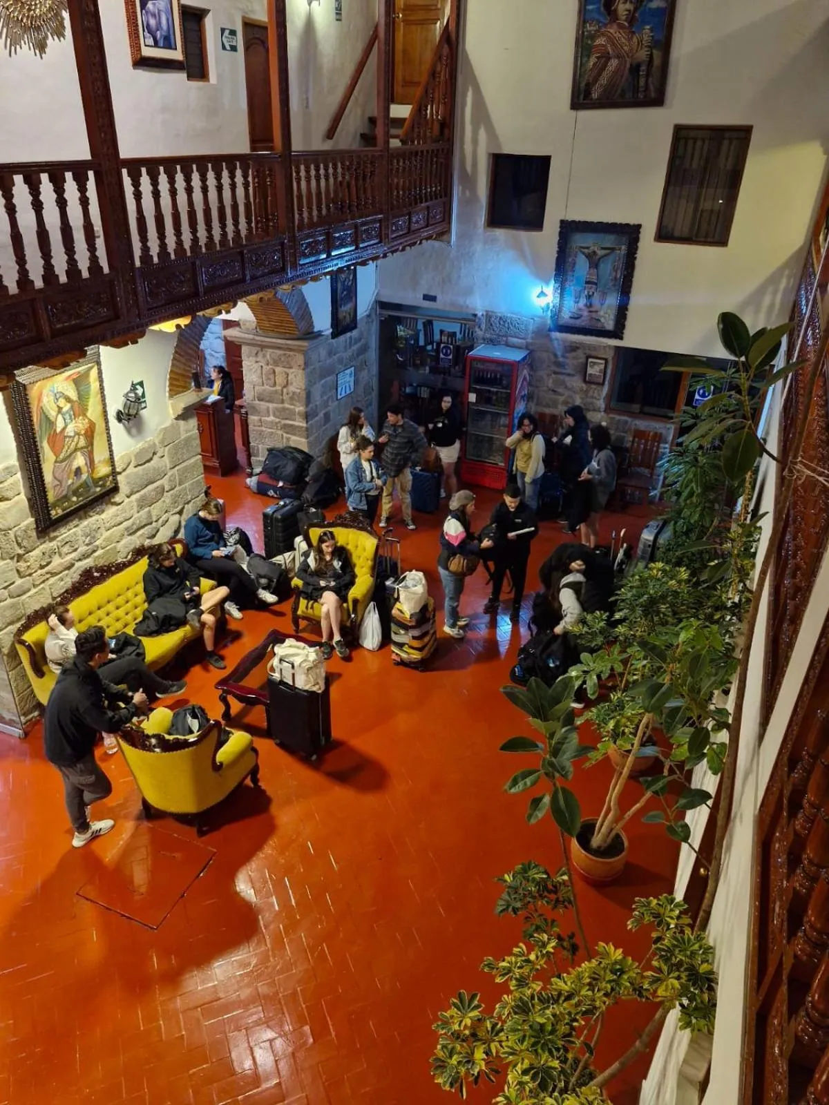 Lobby or reception in Siete Ventanas