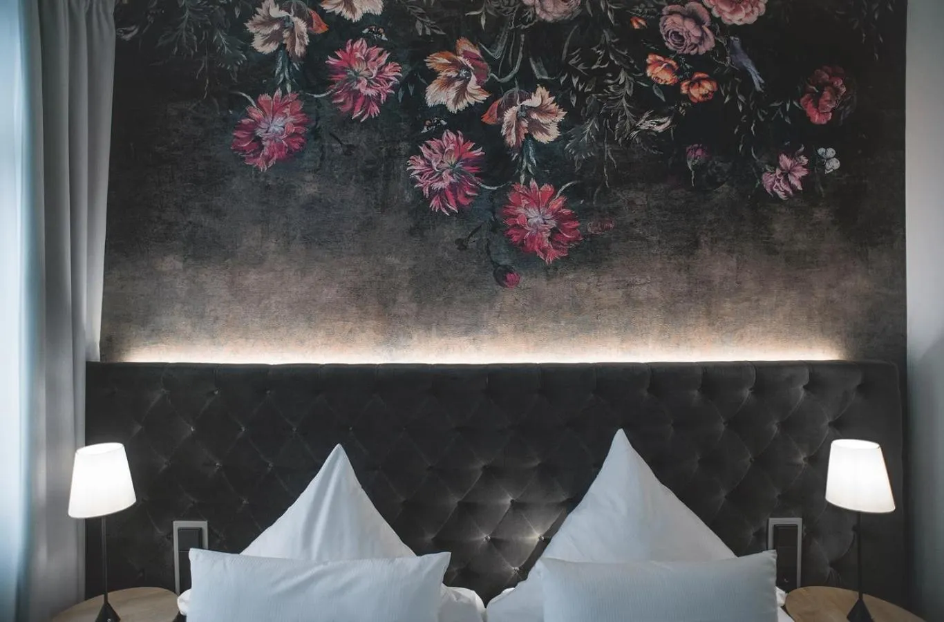 Decorative detail, Bed in Landhaus Hechtsberg