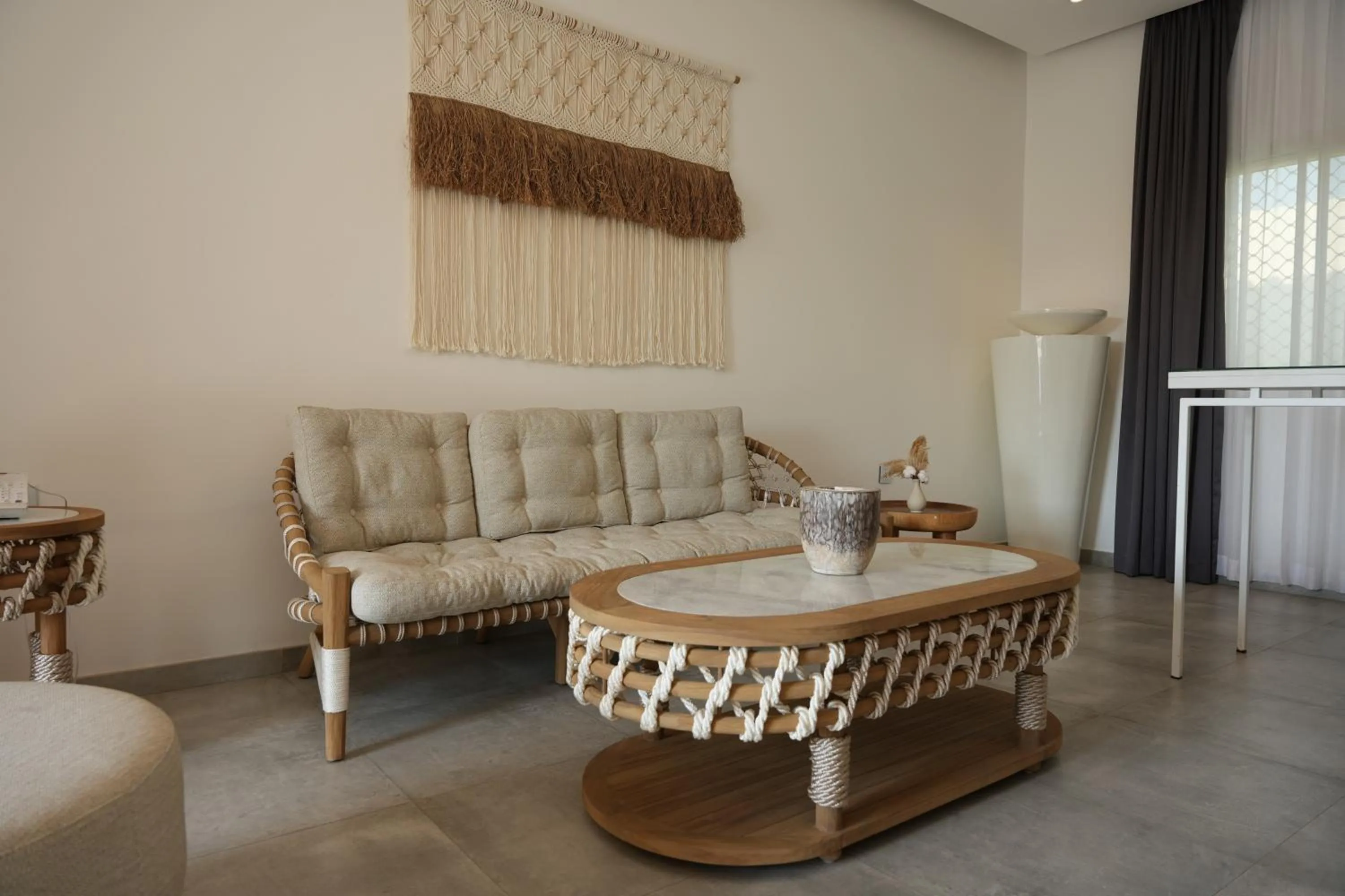 Living room in Umm Al Quwain Beach Hotel