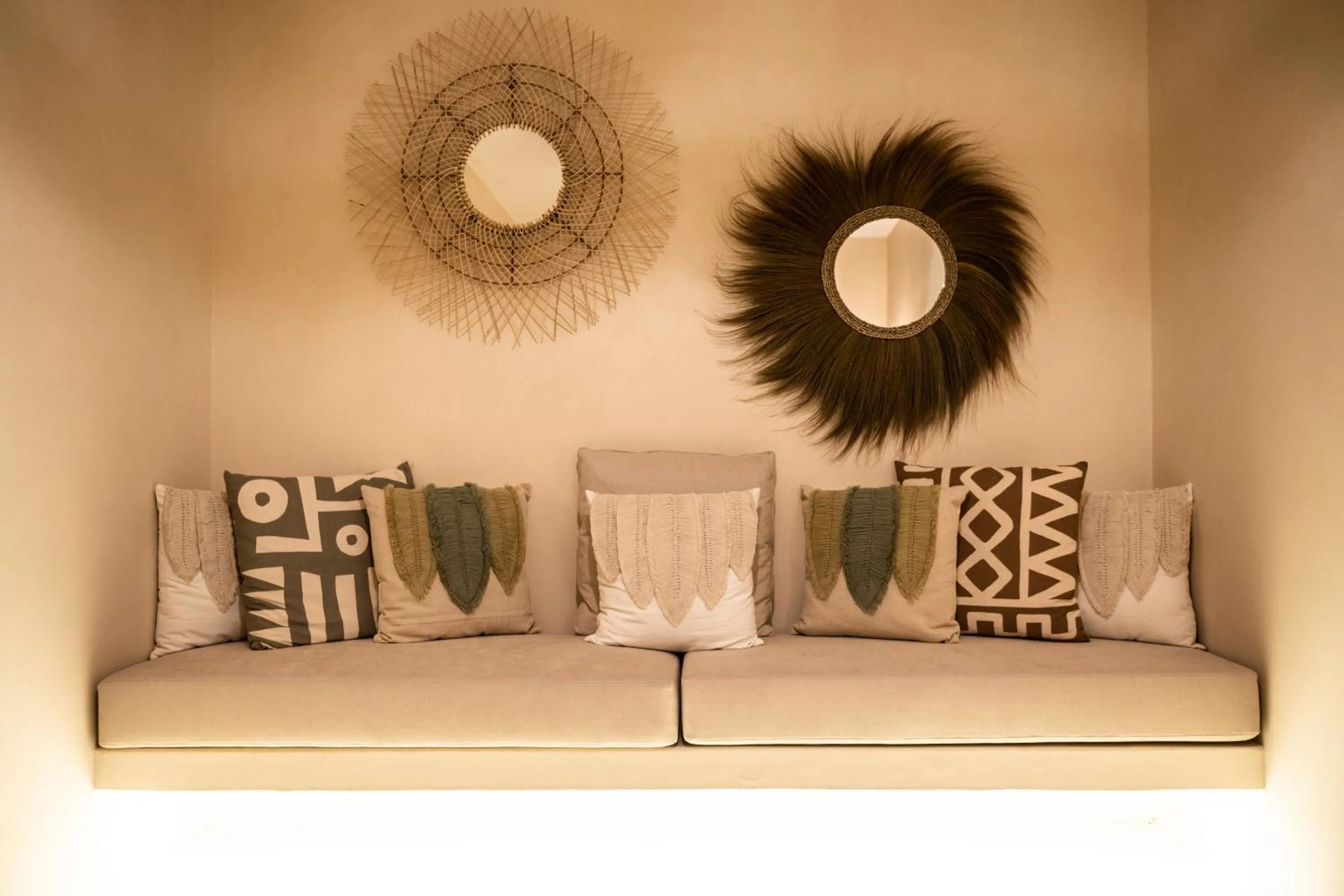 Living room in Umm Al Quwain Beach Hotel