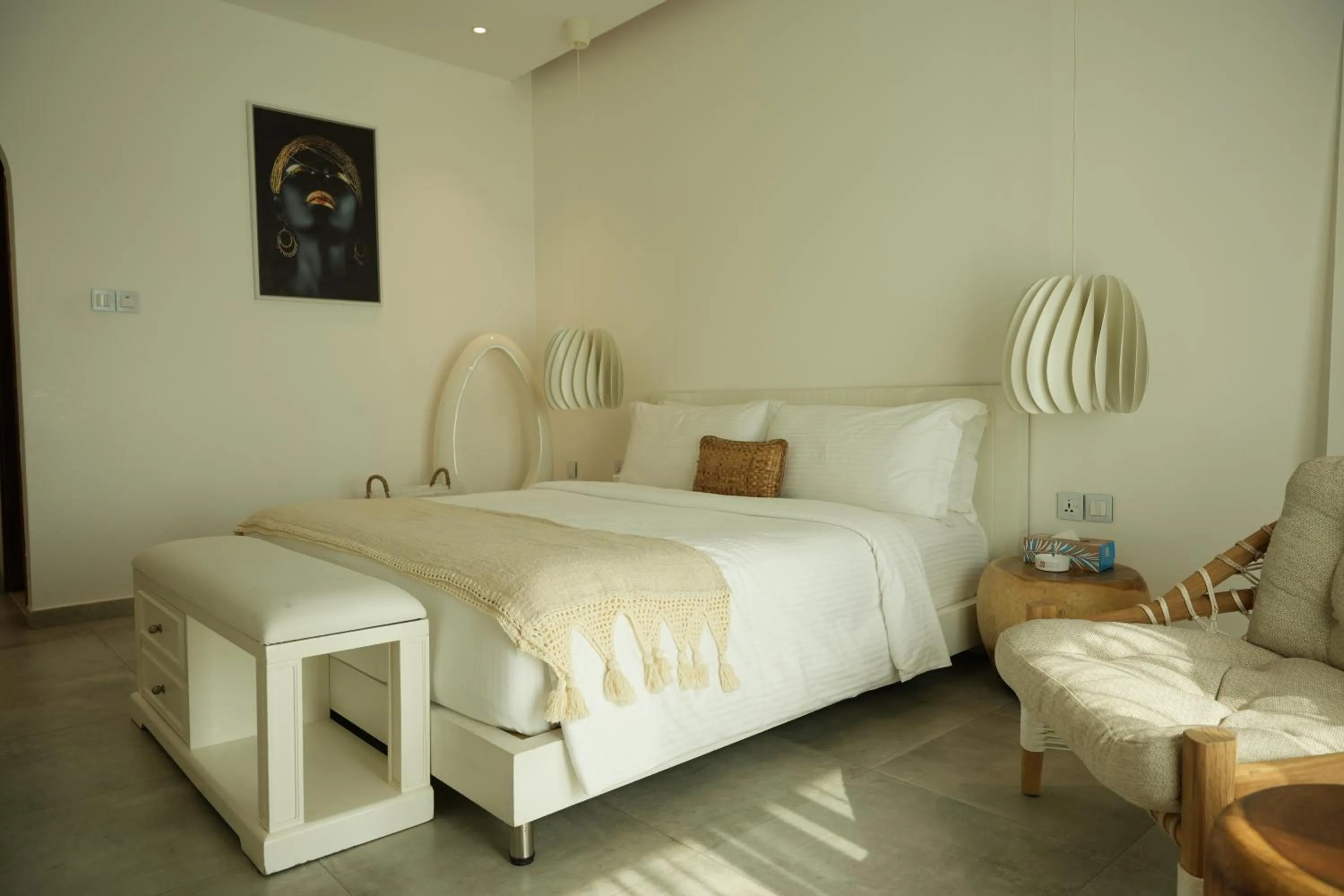 Bedroom, Bed in Umm Al Quwain Beach Hotel