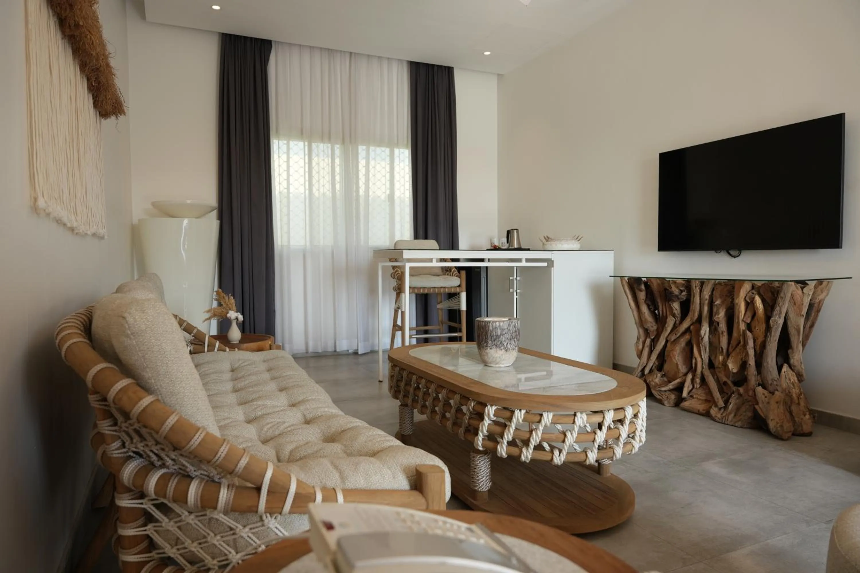 Living room in Umm Al Quwain Beach Hotel