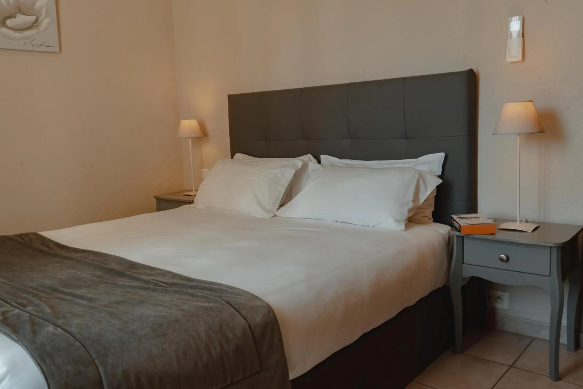 Bed in Hôtel Les Magnanarelles