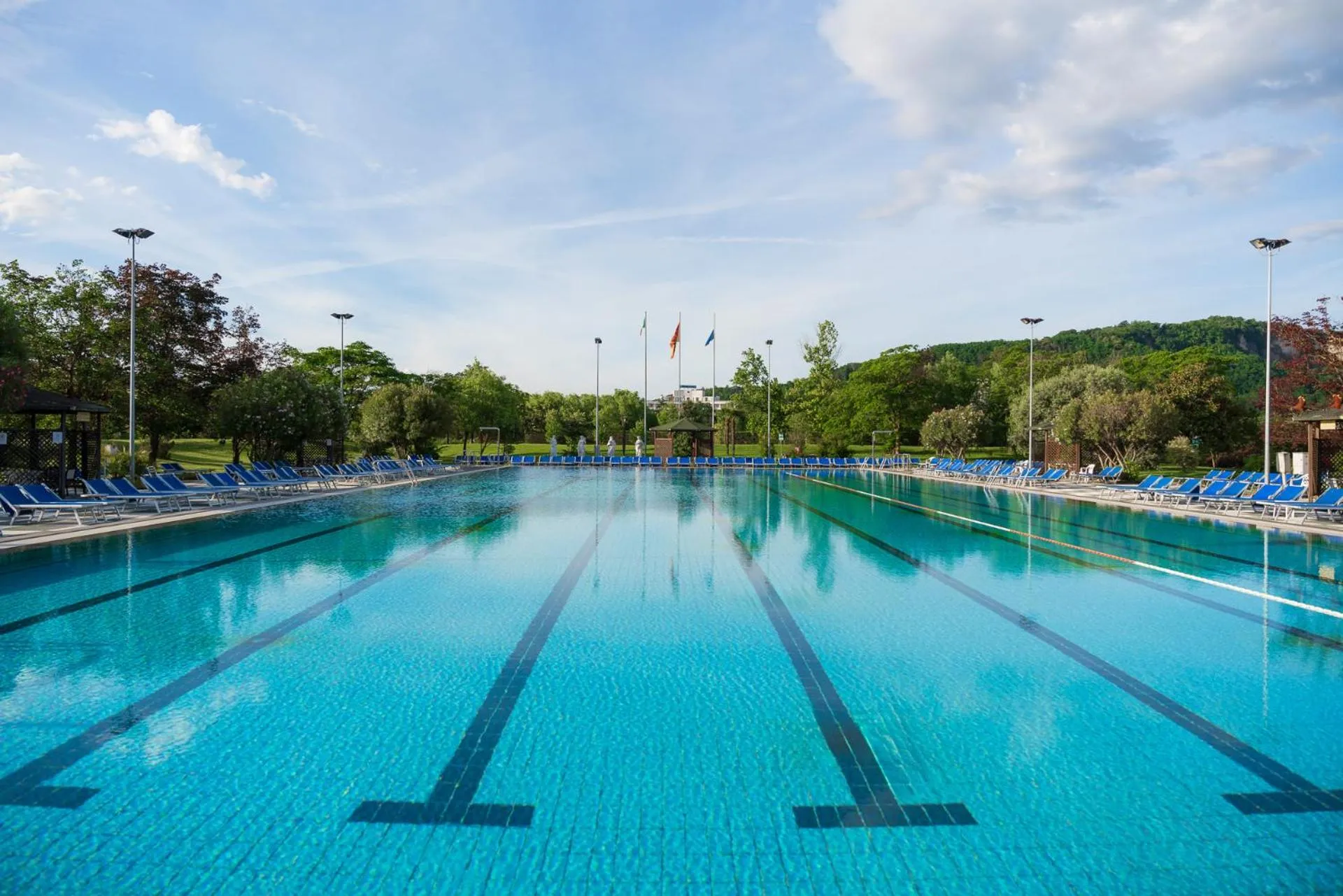 Swimming pool in Hotel Petrarca Terme