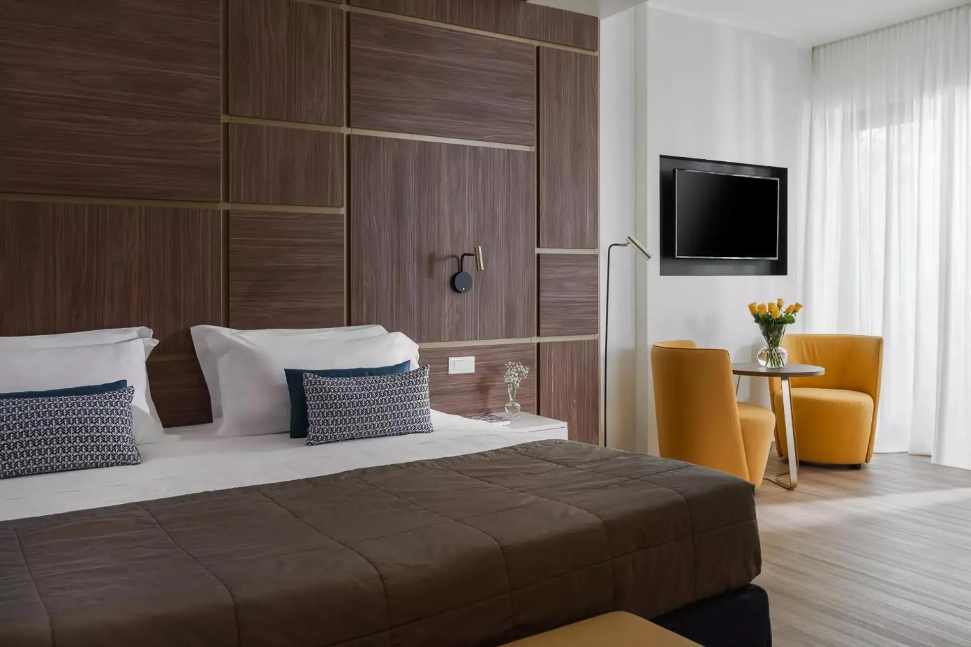 Bedroom, Bed in Hotel Petrarca Terme