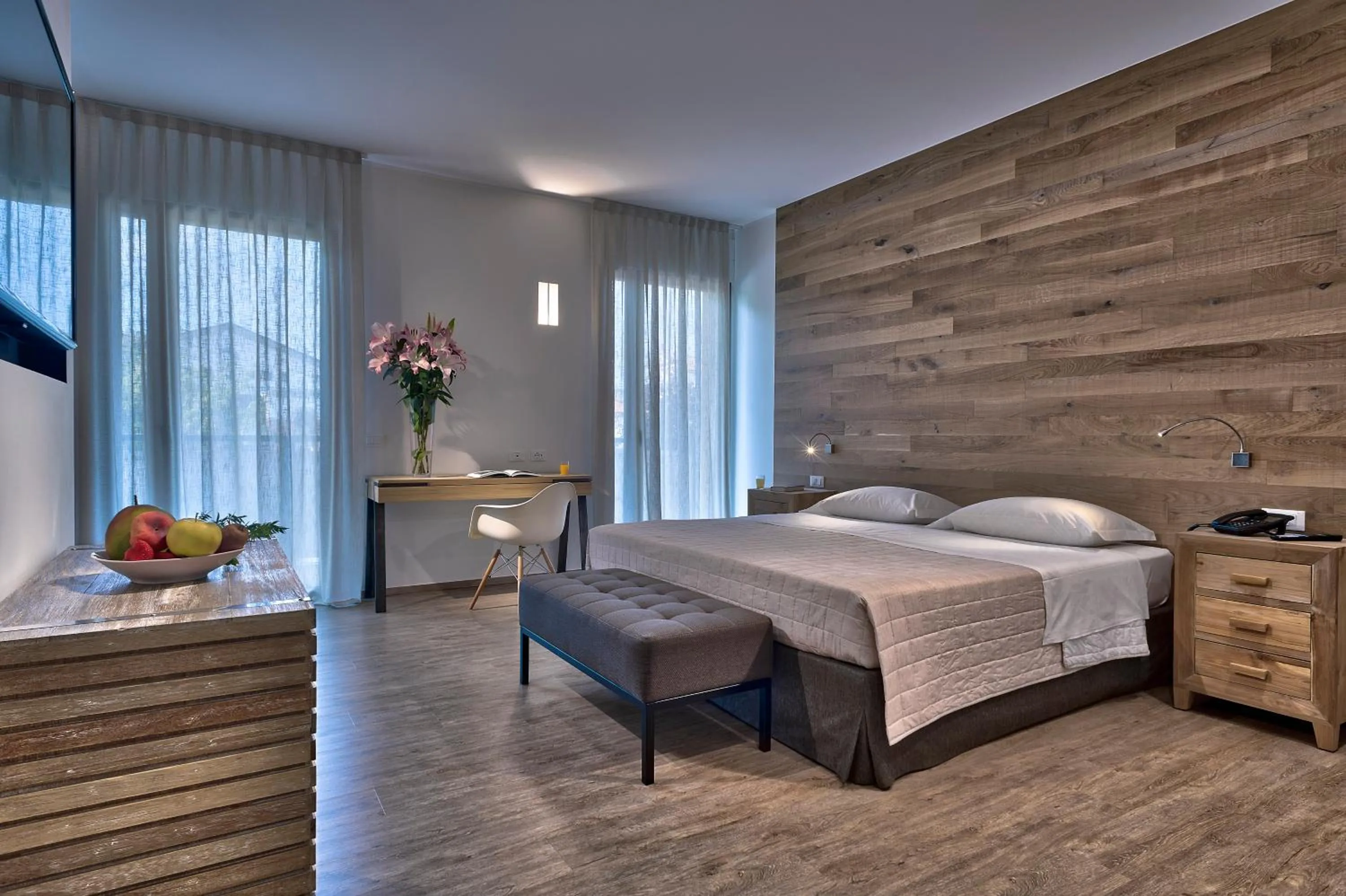 Bedroom, Bed in Hotel Petrarca Terme