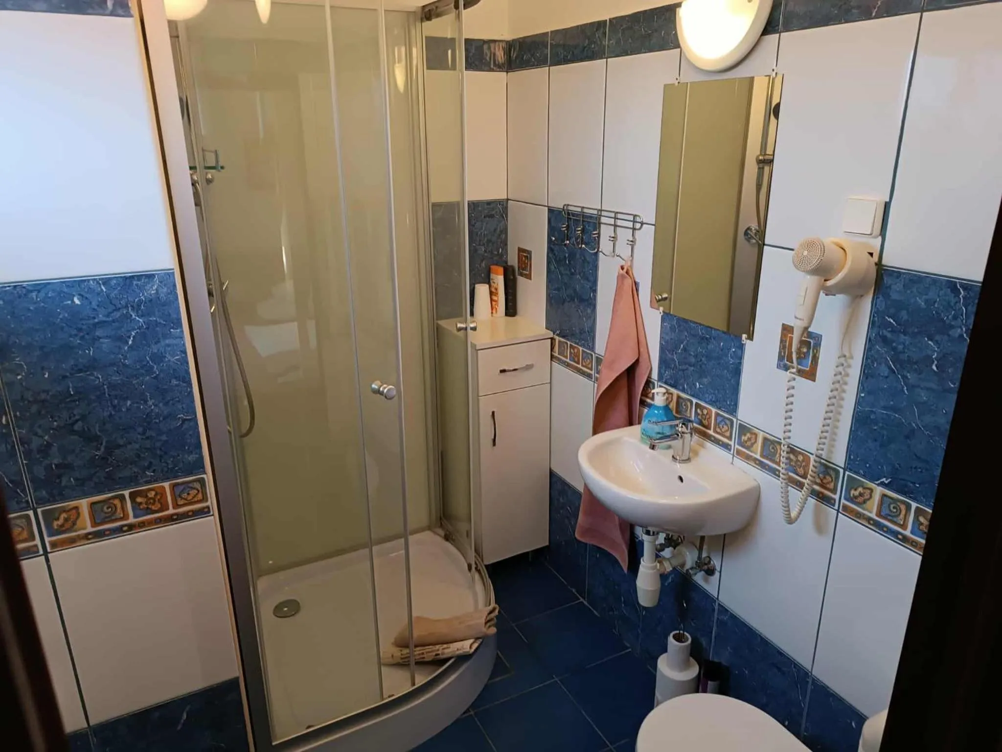 Shower in Szilvia Panzió Gyomaendrőd