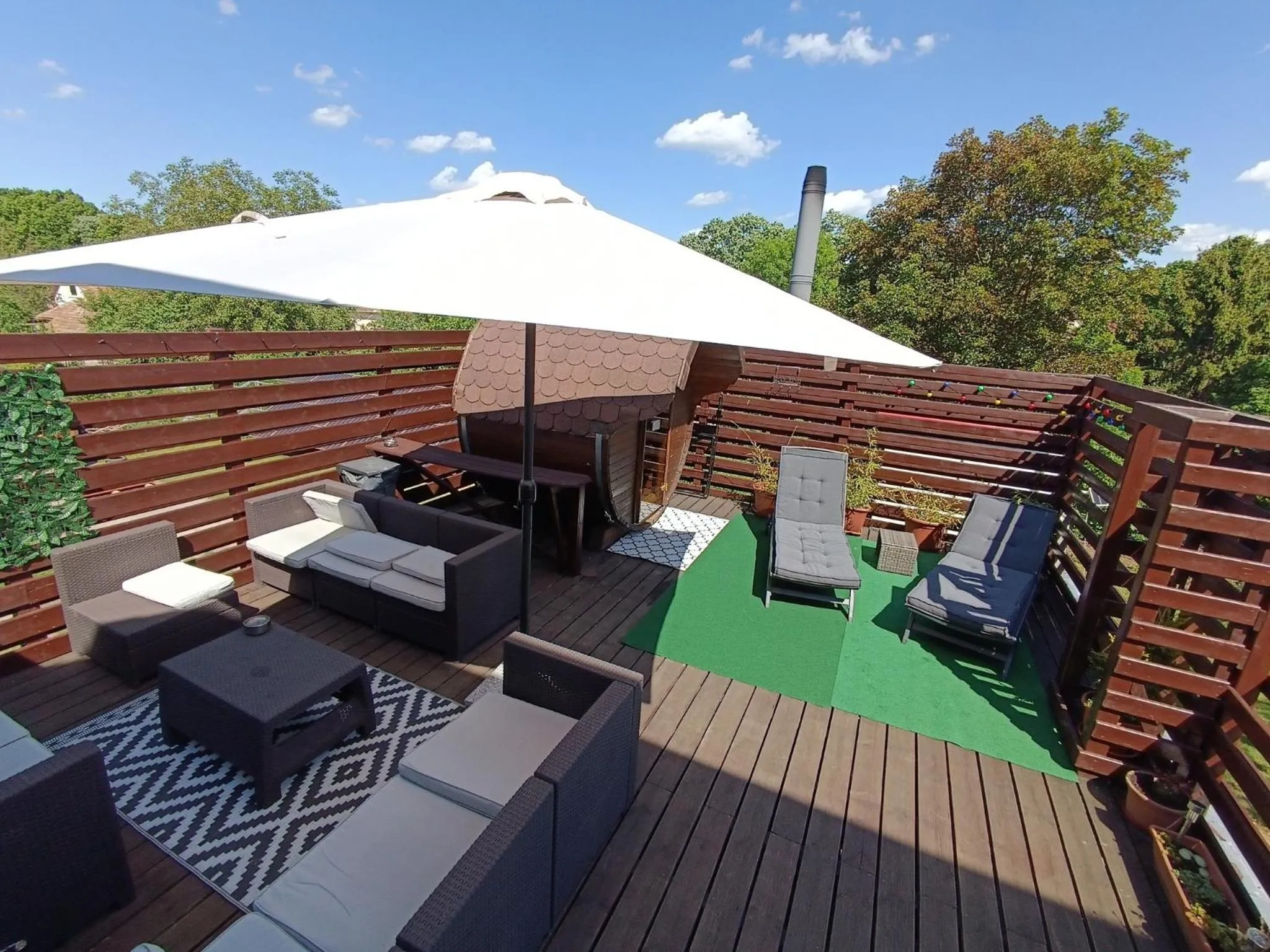 Patio in Szilvia Panzió Gyomaendrőd