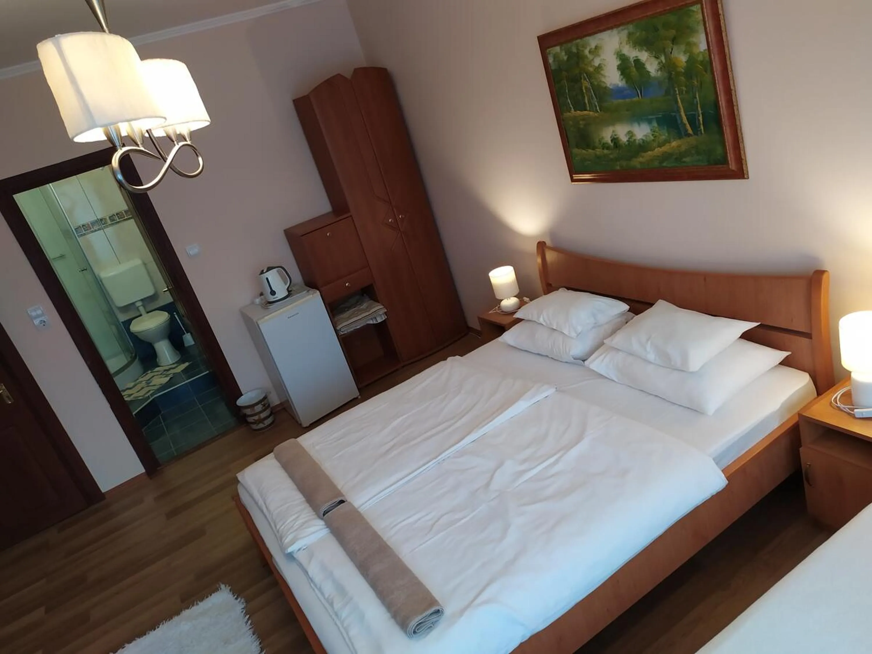 Bed in Szilvia Panzió Gyomaendrőd
