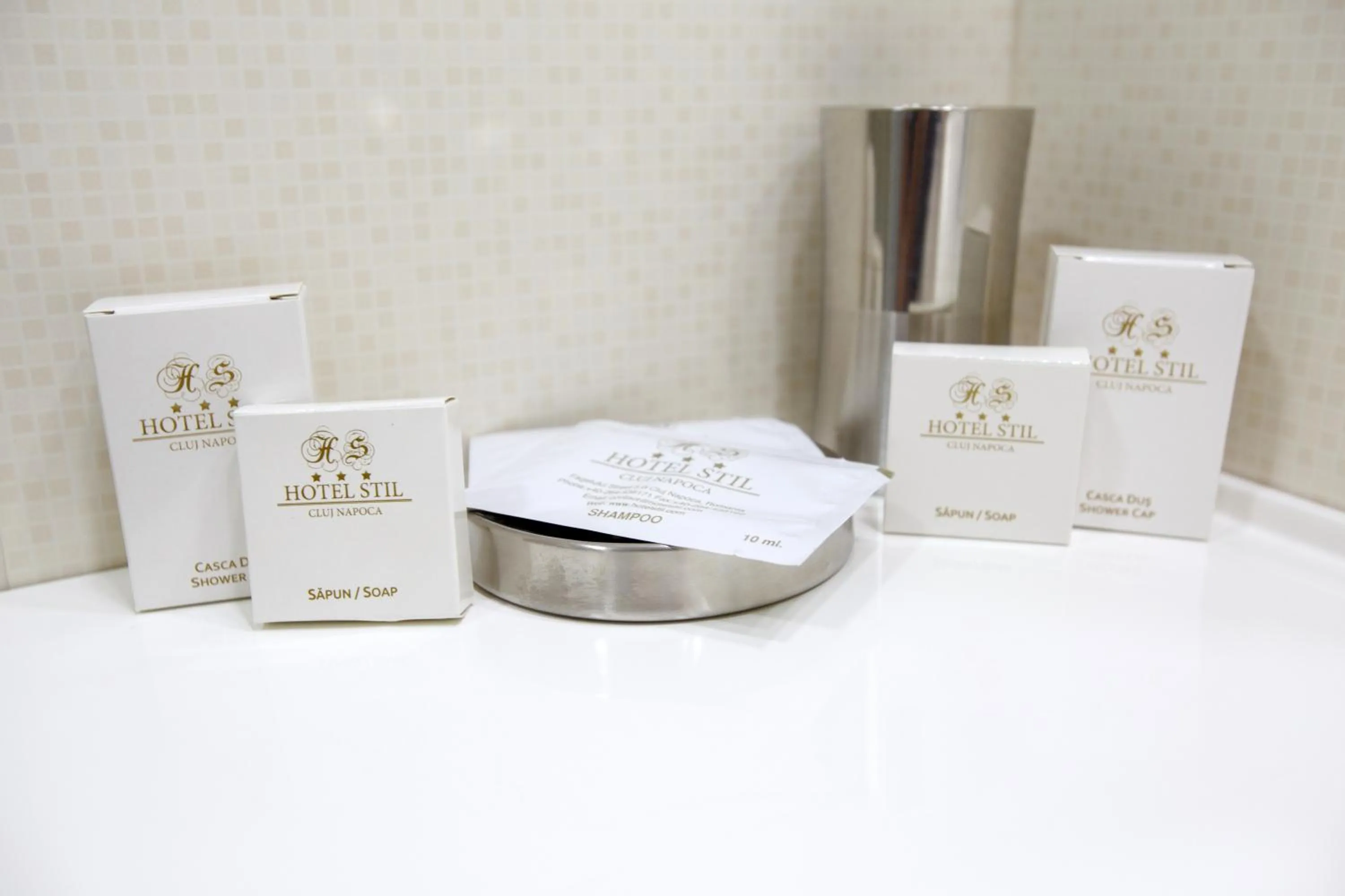 Shower in Hotel Stil