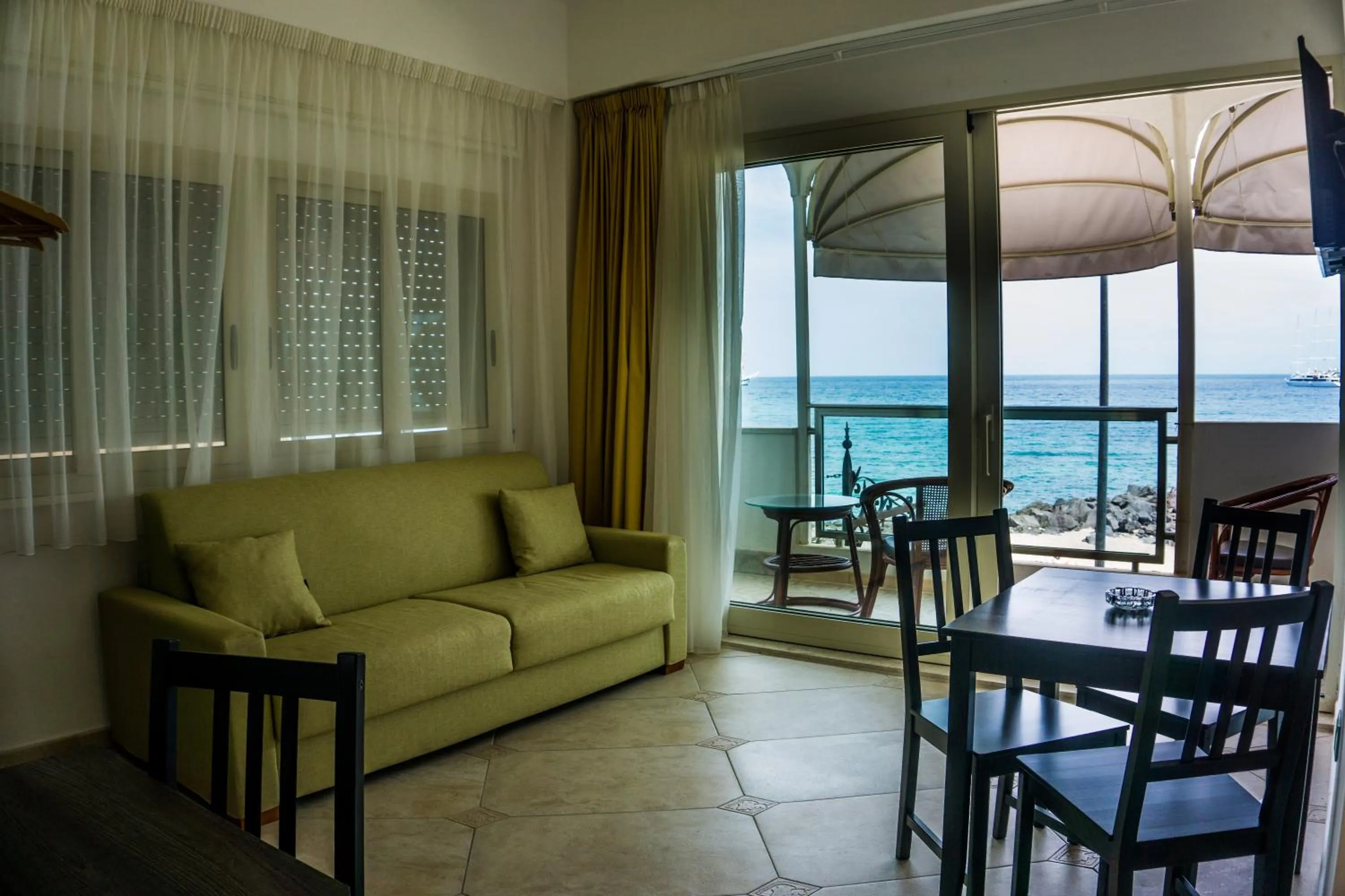 Living room in IG-Tysandros Apartments