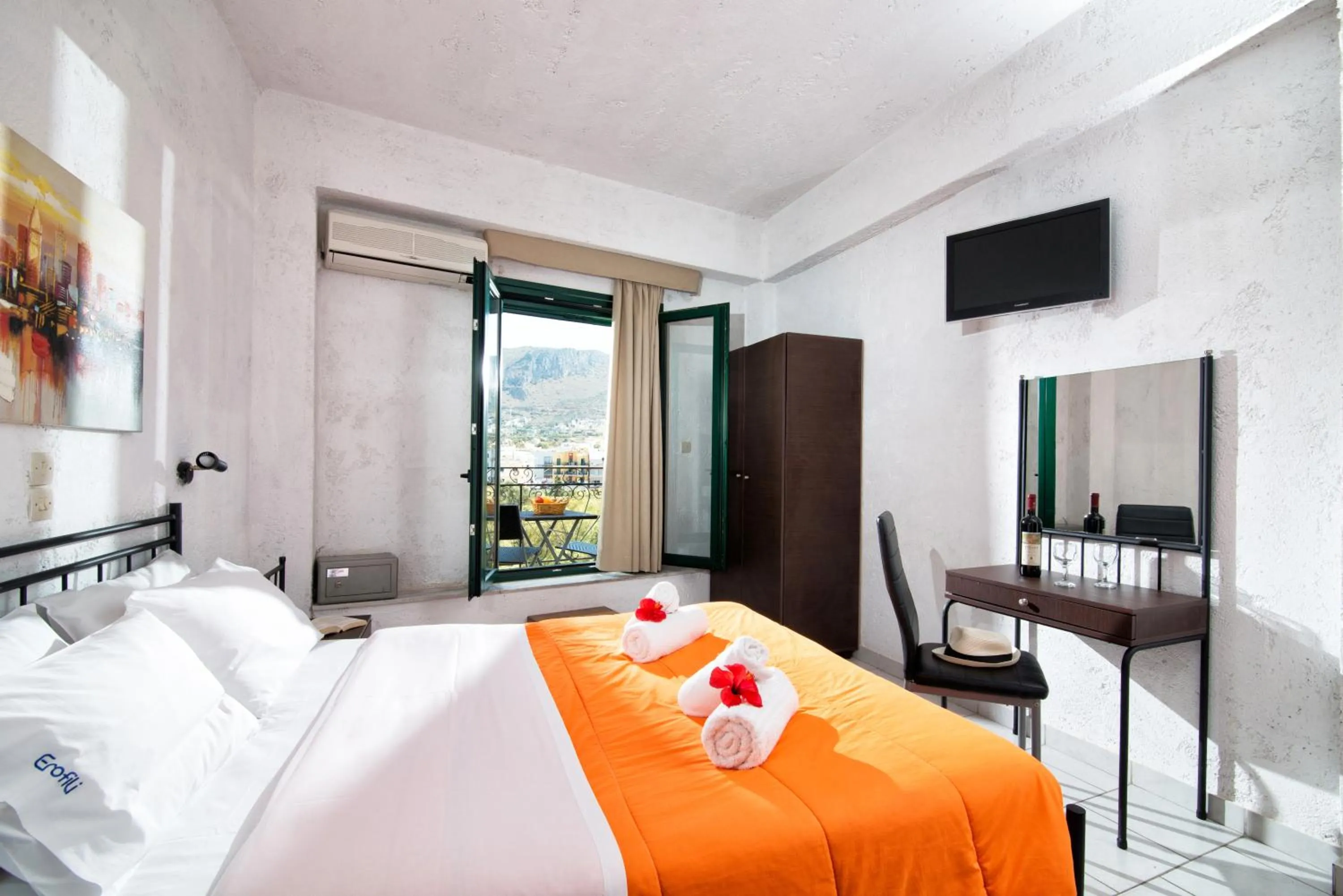 Bedroom, Bed in Erofili Apartments