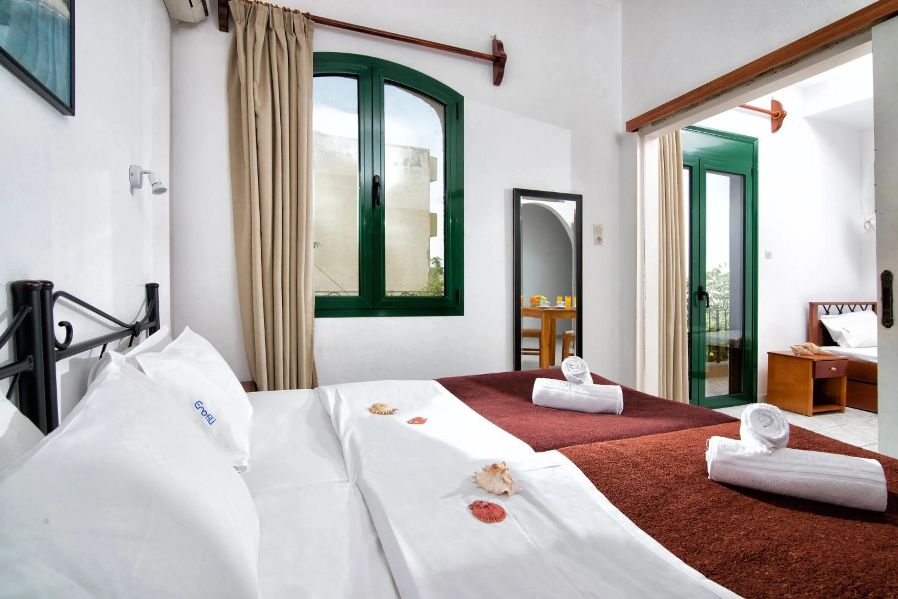 Bedroom, Bed in Erofili Apartments