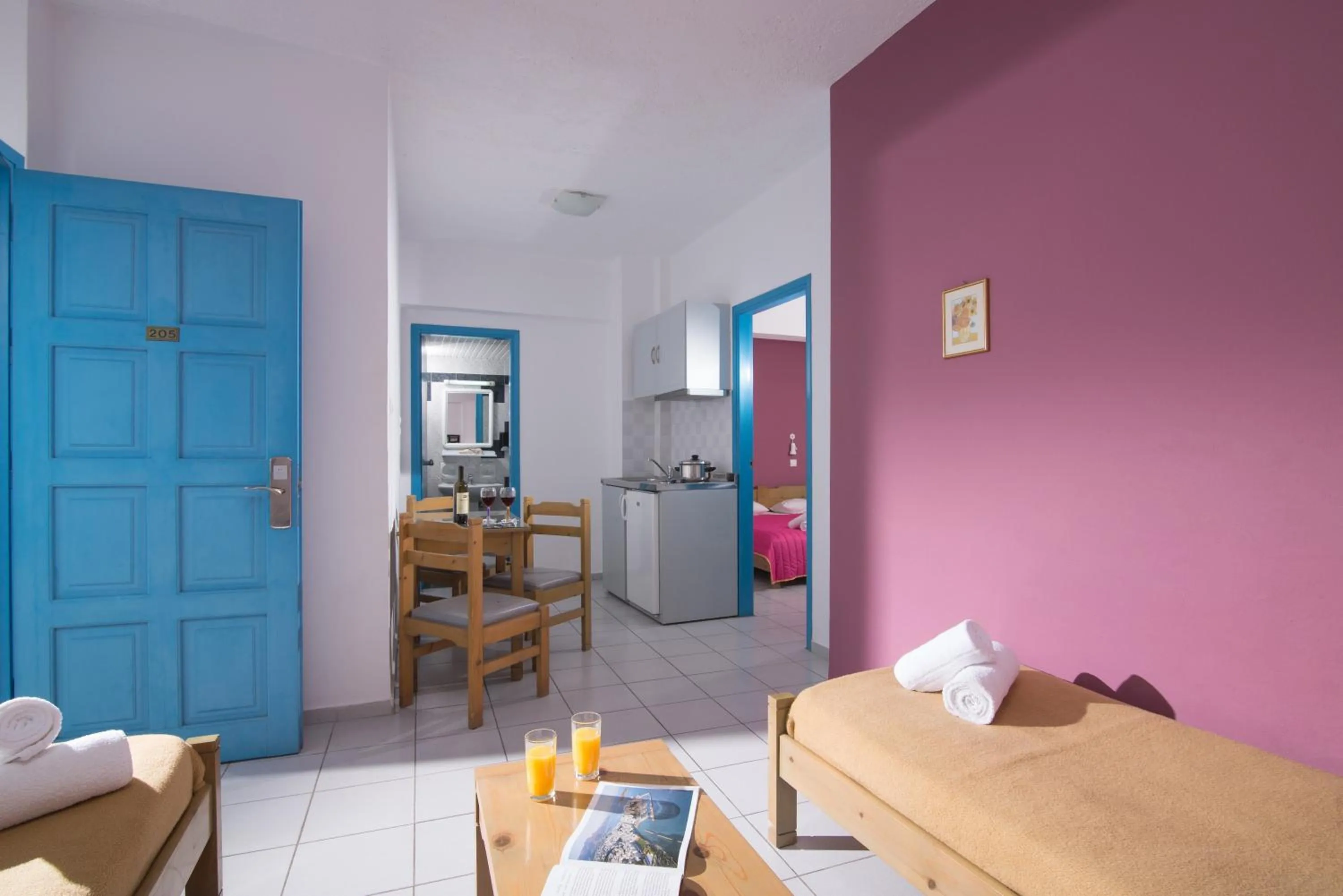 Kitchen or kitchenette in Erofili Apartments