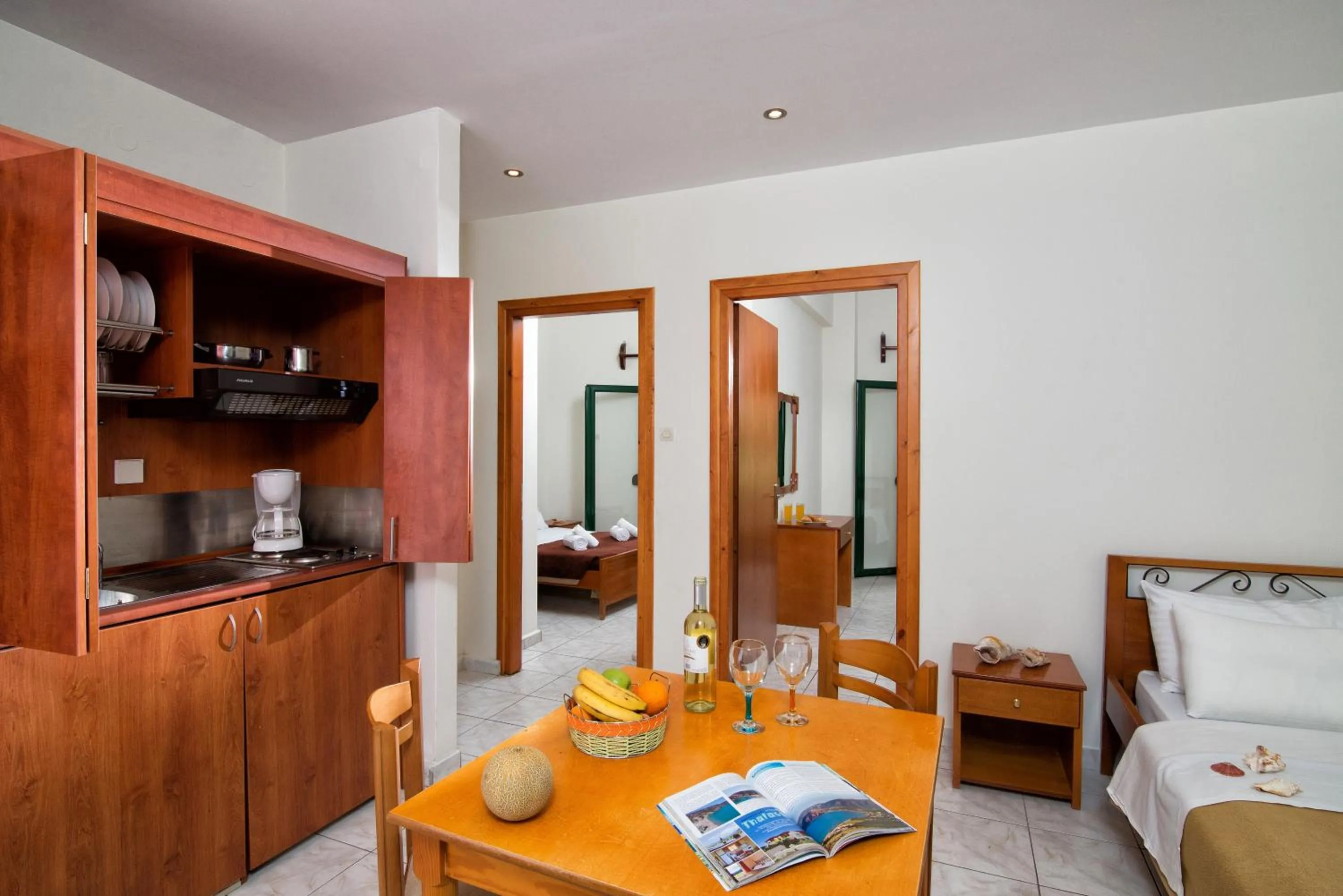 Coffee/tea facilities, Bed in Erofili Apartments