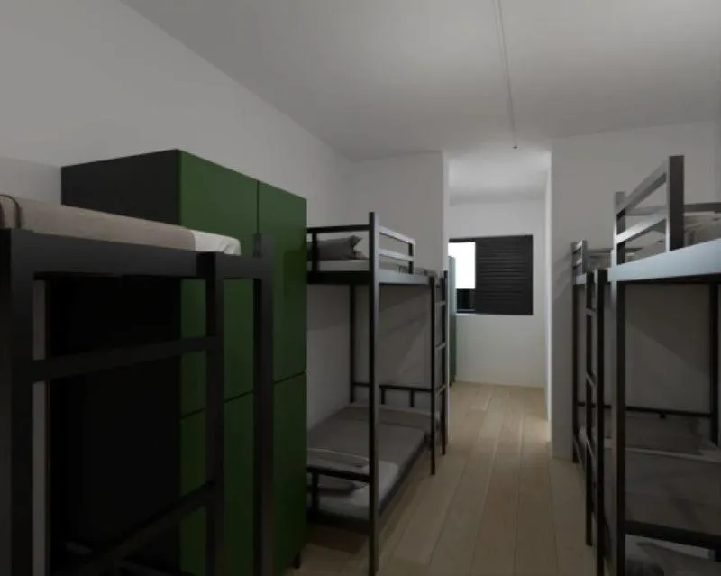 Bed in Bamboo Rio Hostel