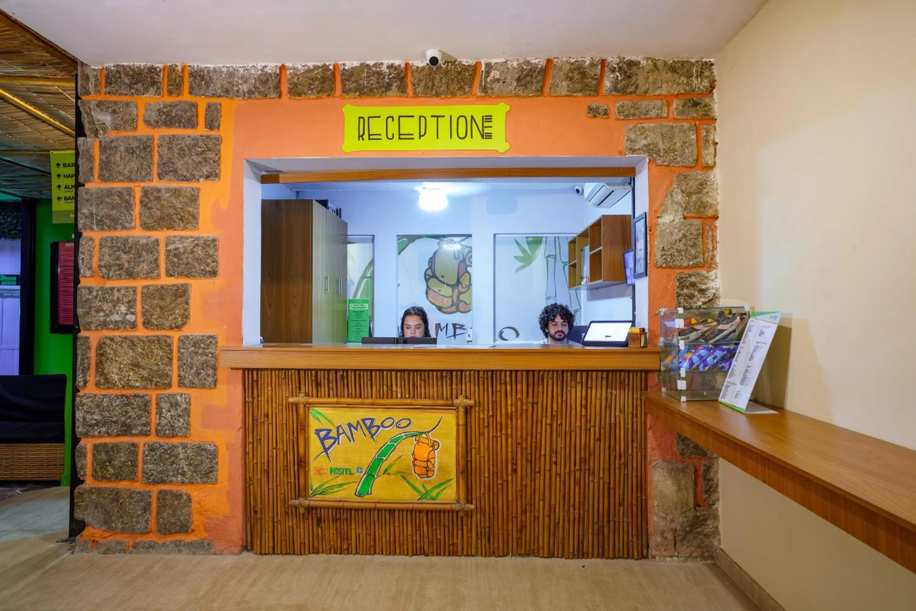 Lobby or reception in Bamboo Rio Hostel