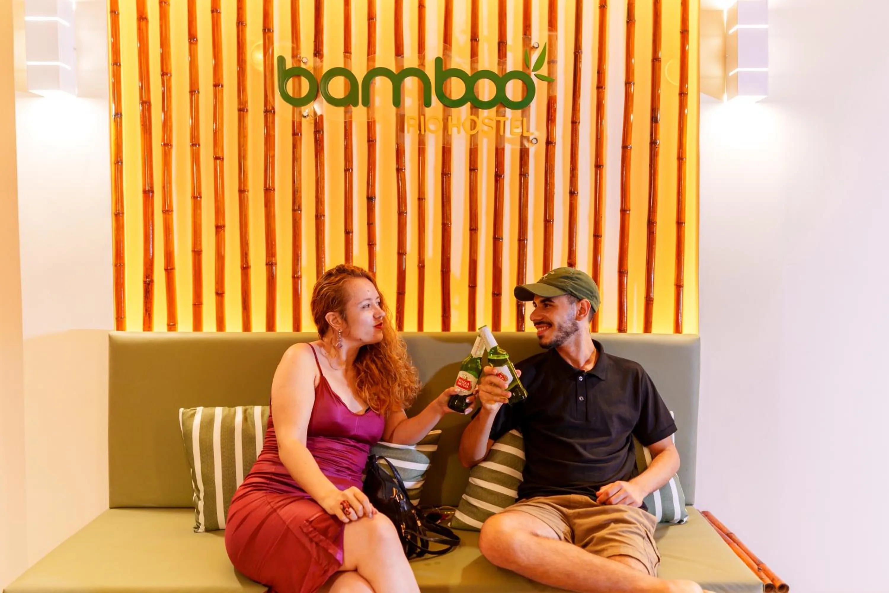 Lobby or reception in Bamboo Rio Hostel