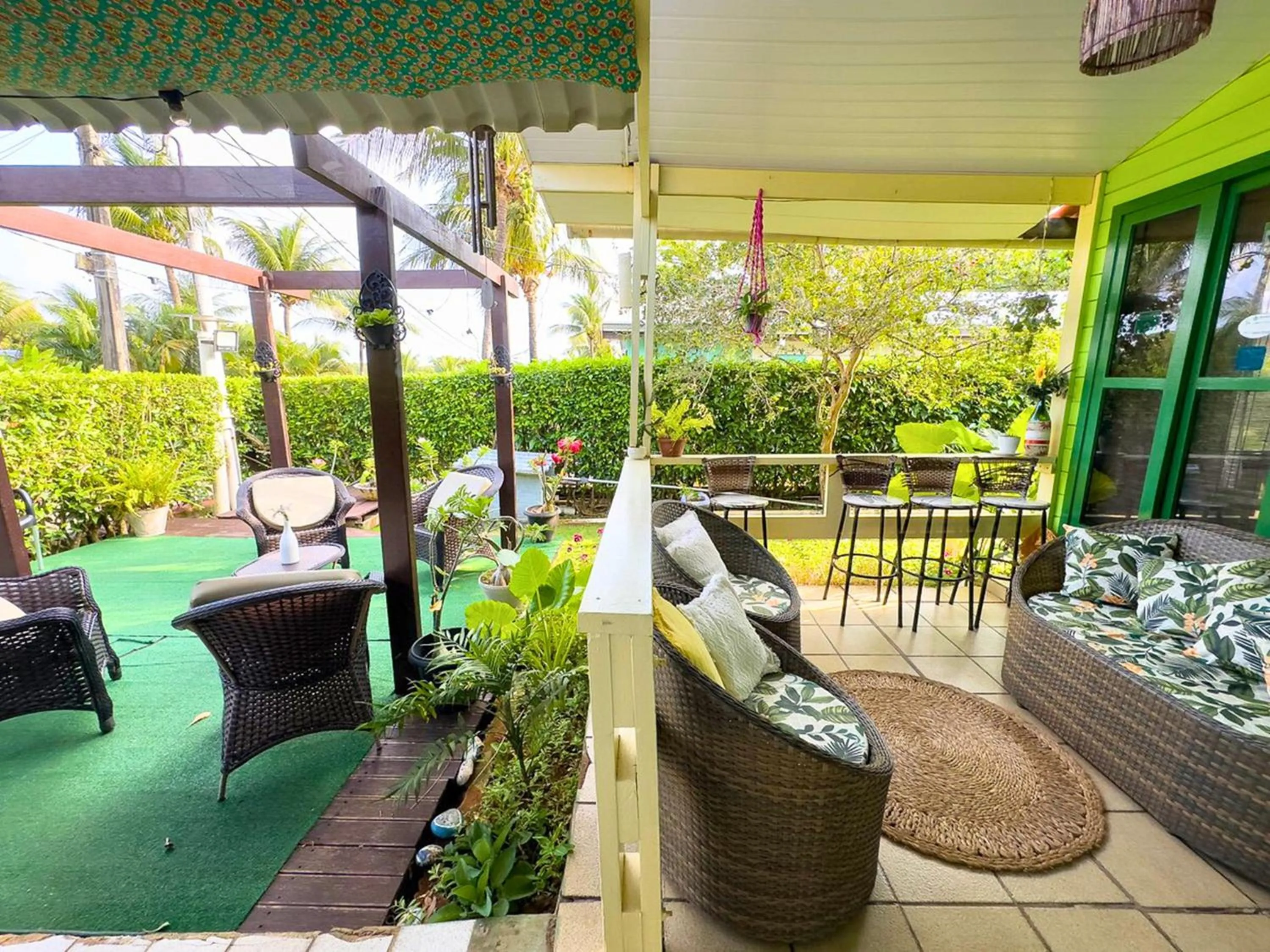 Seating area in Pousada Algas Marinhas