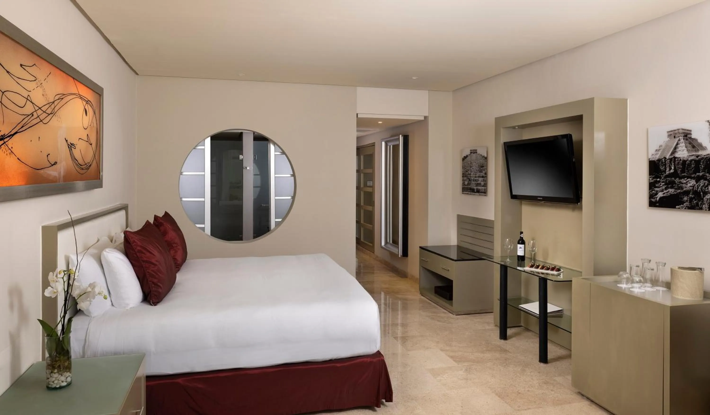 Property building, Bed in Paradisus Playa del Carmen - Riviera Maya