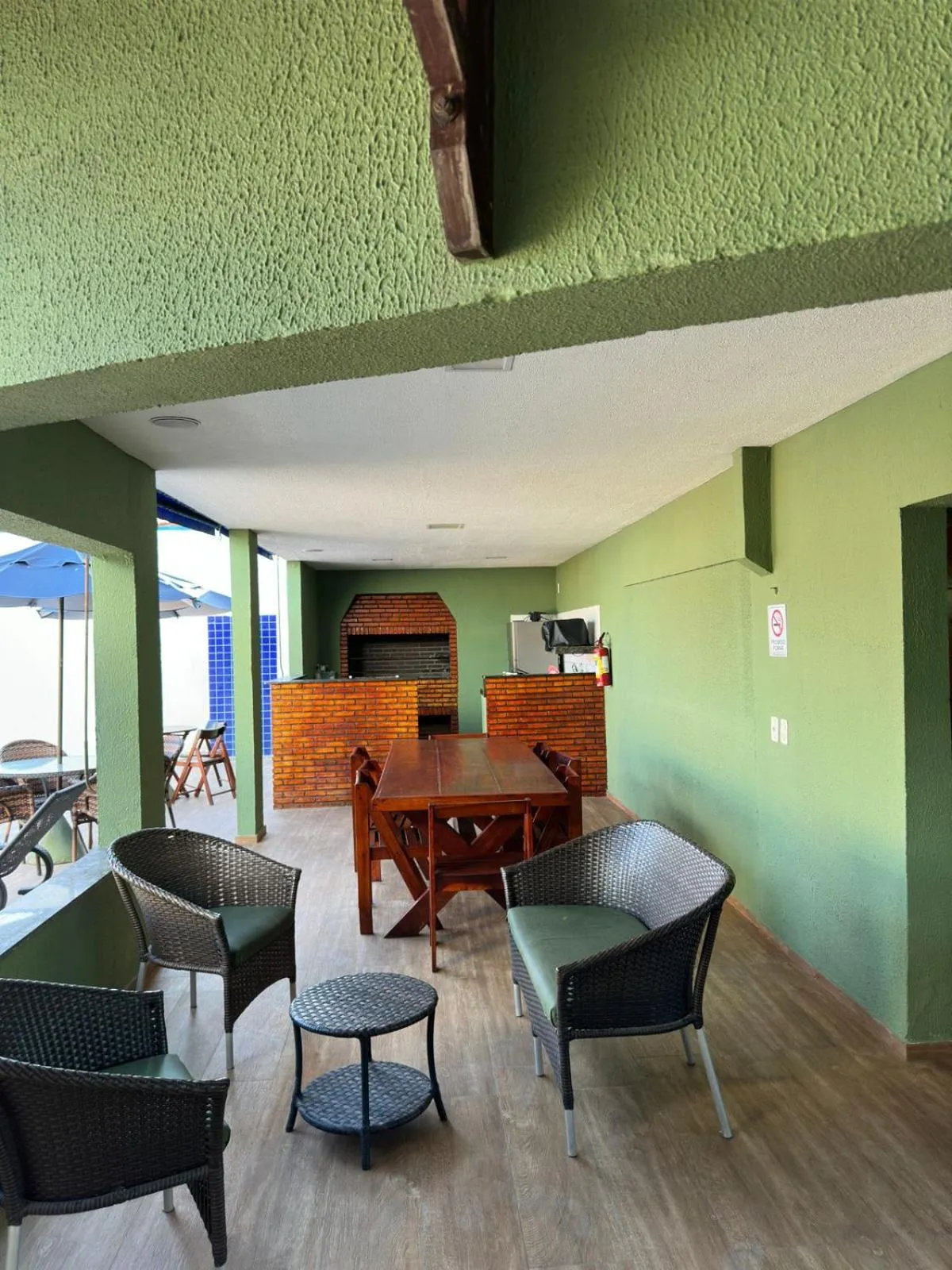 BBQ facilities in Pousada Arco Iris Fortaleza