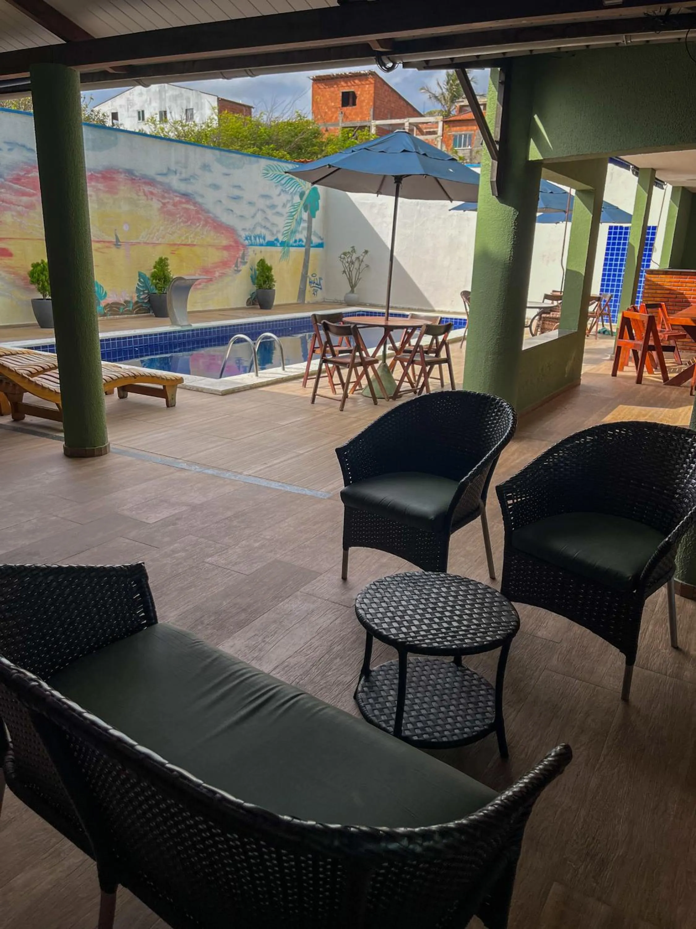 Swimming pool in Pousada Arco Iris Fortaleza