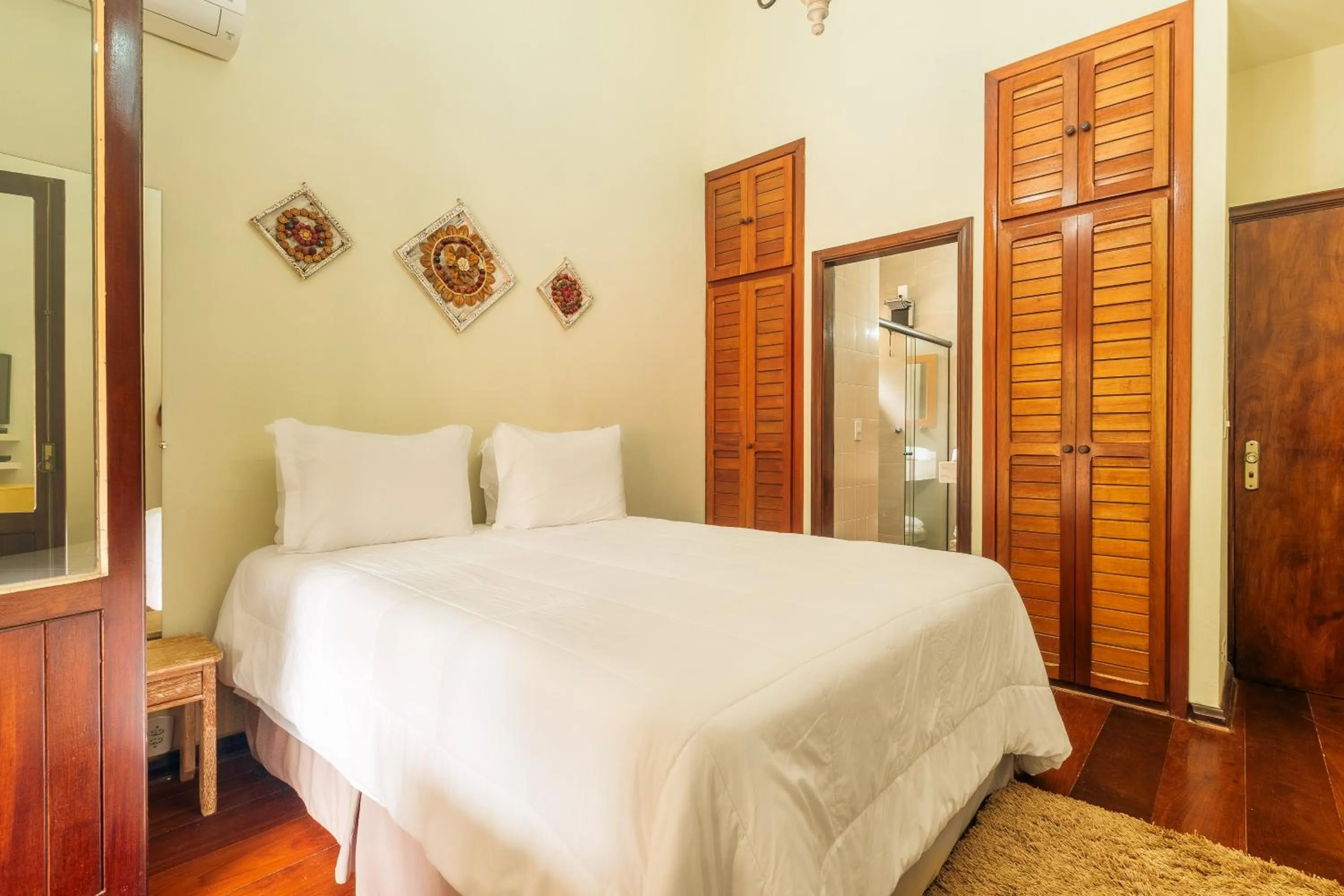 Bed in Pousada Serra Villena