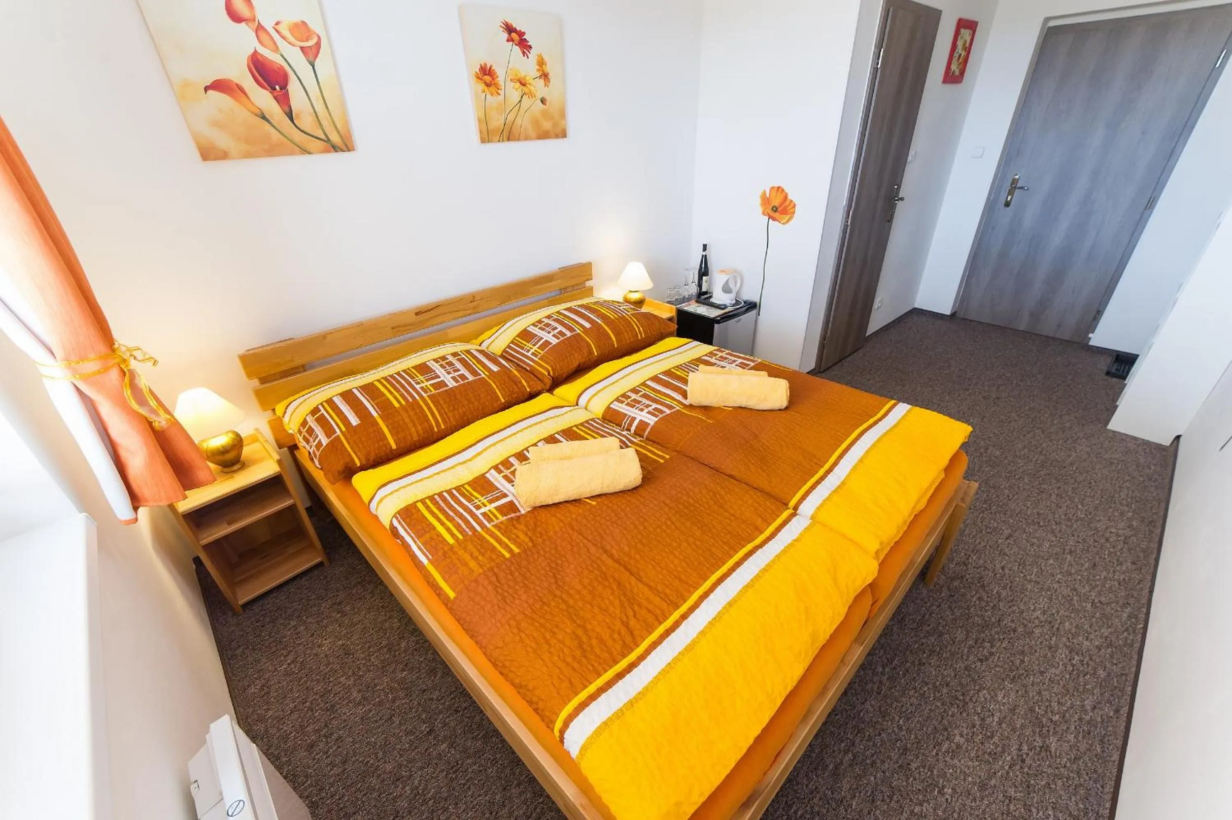 Bedroom, Bed in Penzion TOP