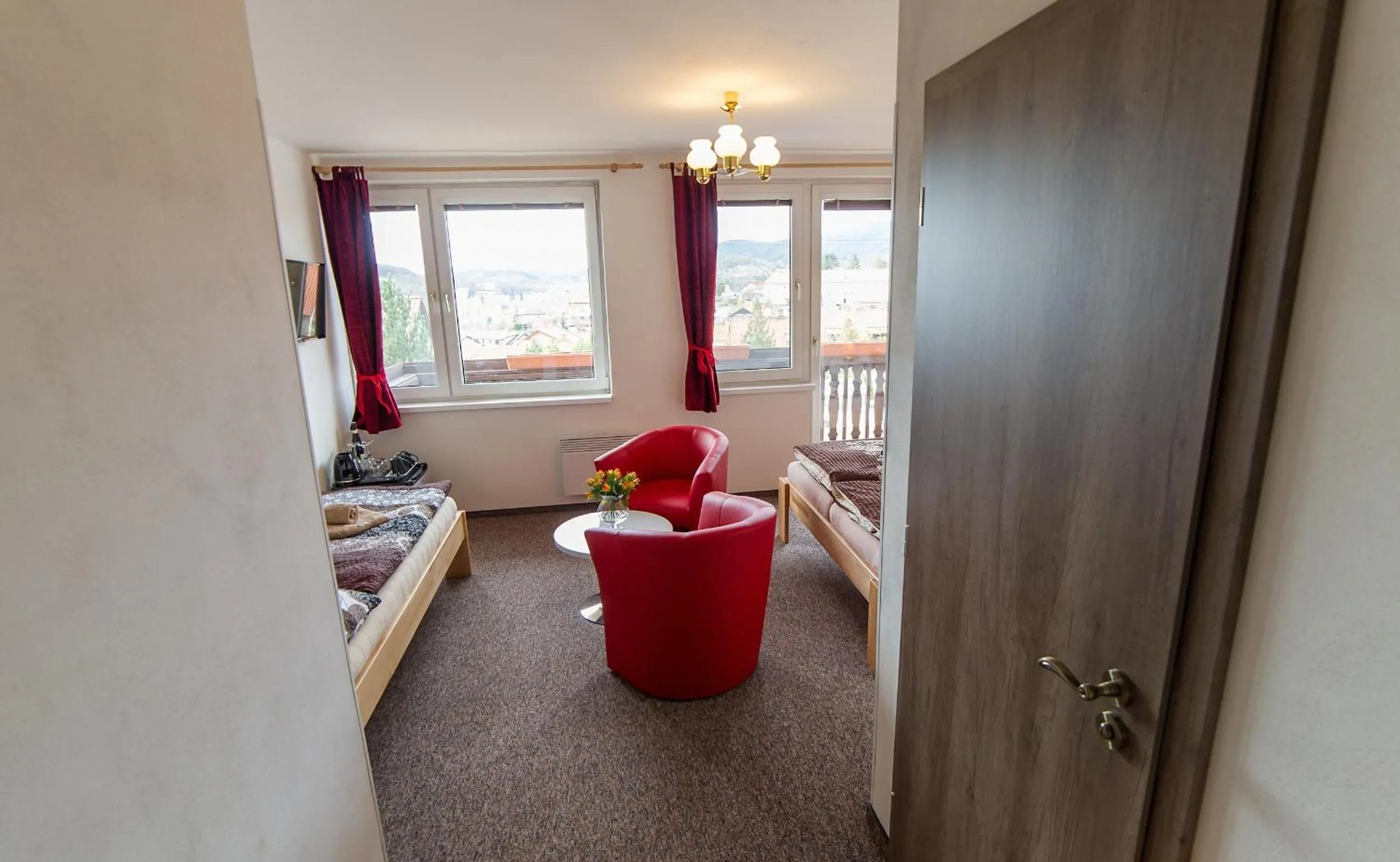 Bedroom, Bed in Penzion TOP